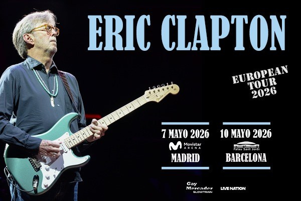 Eric Clapton возвращается в Испанию: концерты в Мадриде и Барселоне весной 2026 | FOTKAI