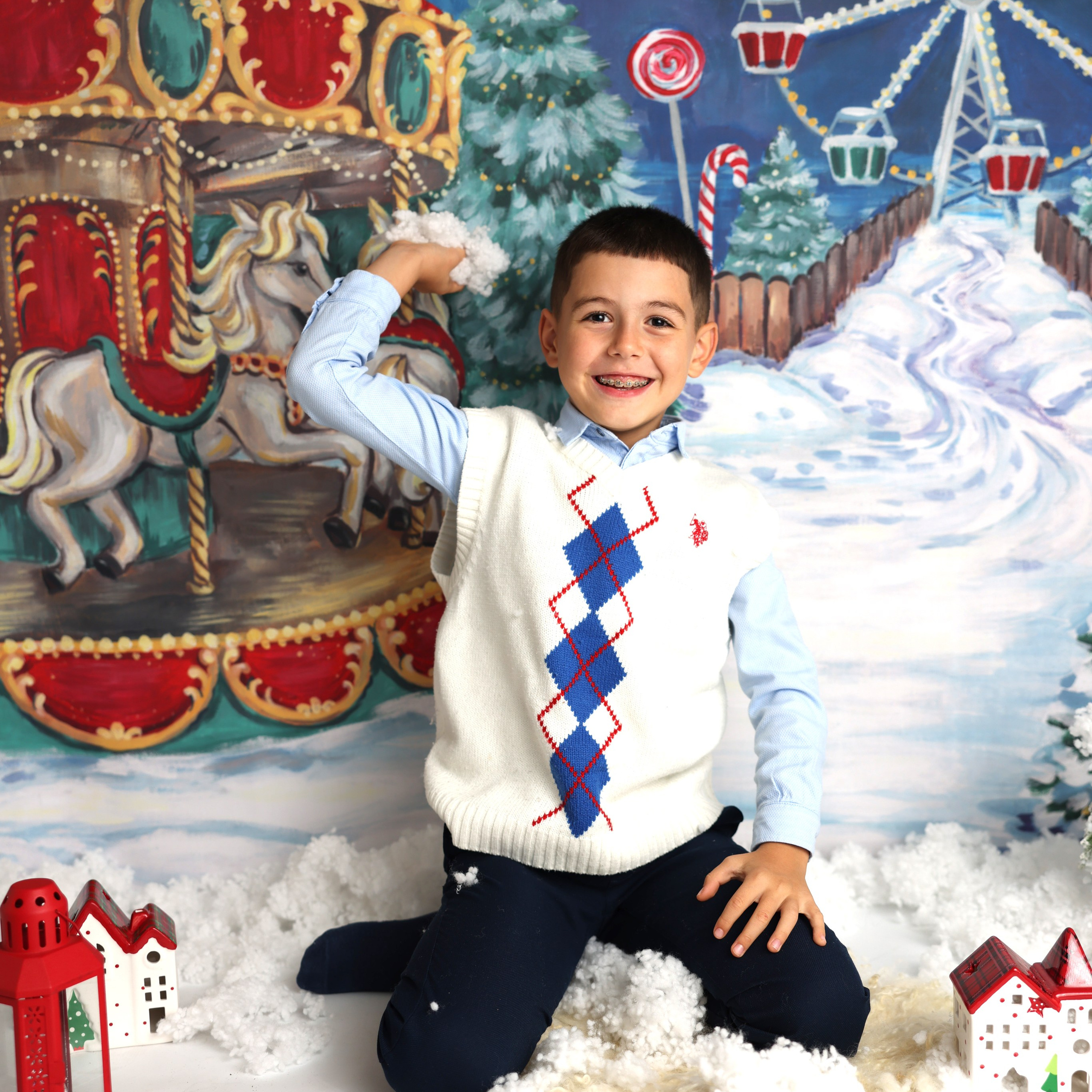 Séance Photo de Noël 2024. Photographe professionelle spécialisée dans la photographie de grosses