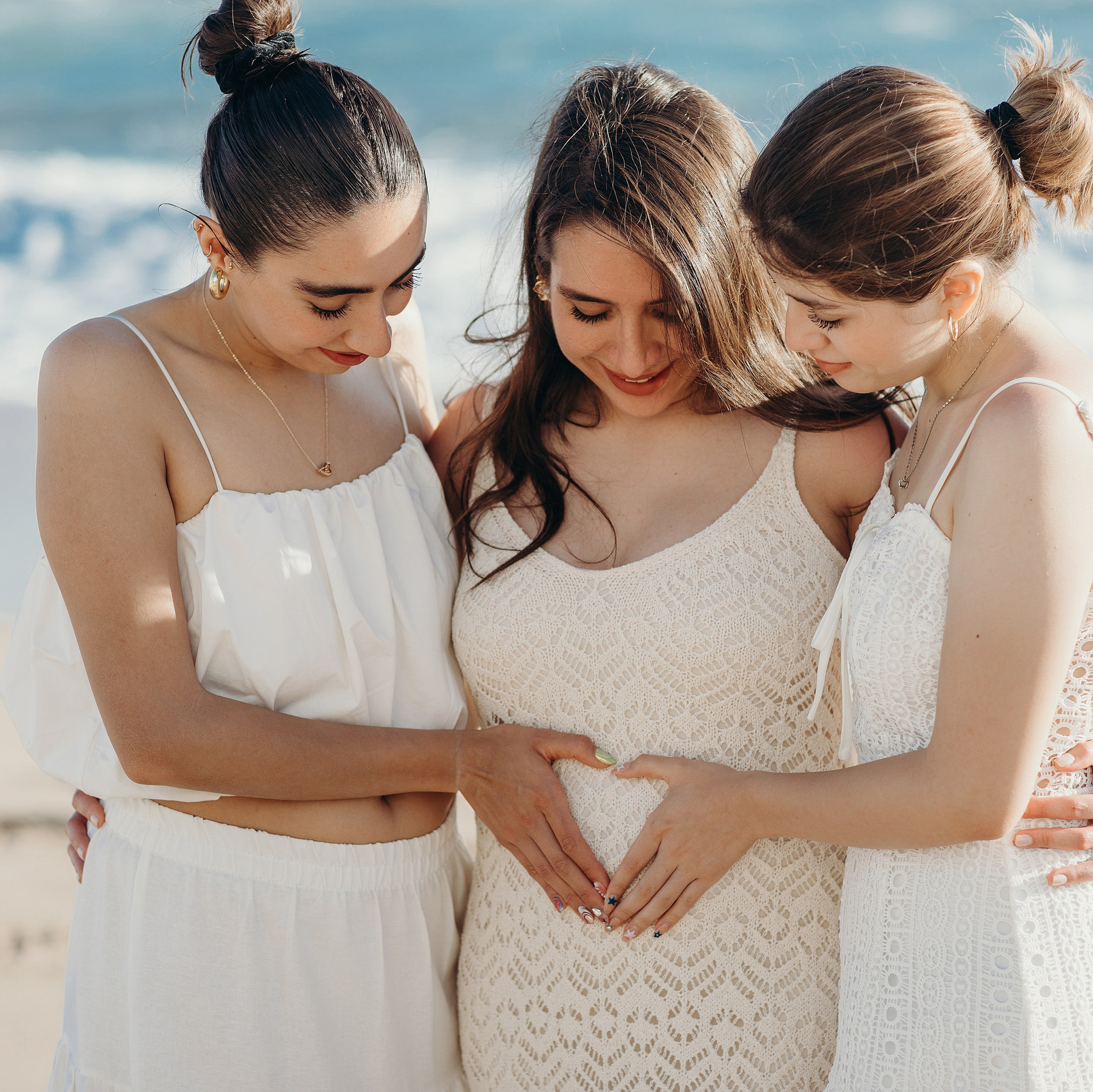 sesion de fotos de maternidad en la playa