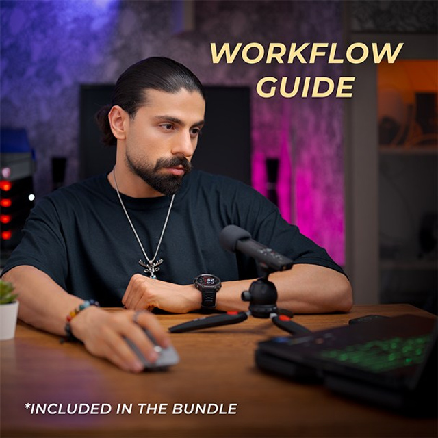 Cinematic Portrait Workflow — PowerGrade + Footage
