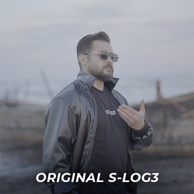 Sony S-Log3 Portrait Footage — Sunset Beach
