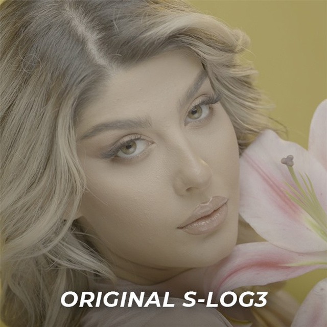 Sony S-Log3 Beauty & Glamour Portrait Footage