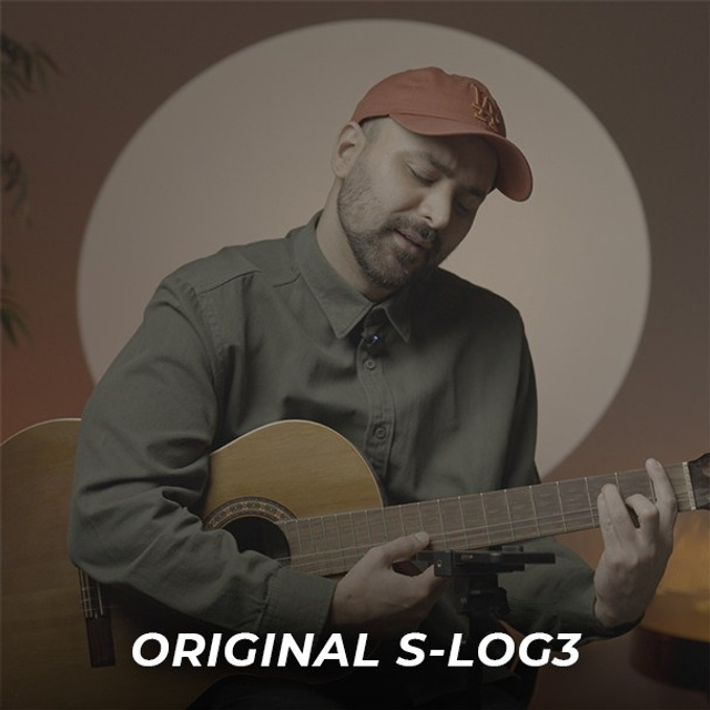 Sony S-Log3 Portrait Footage — Guitar Performance