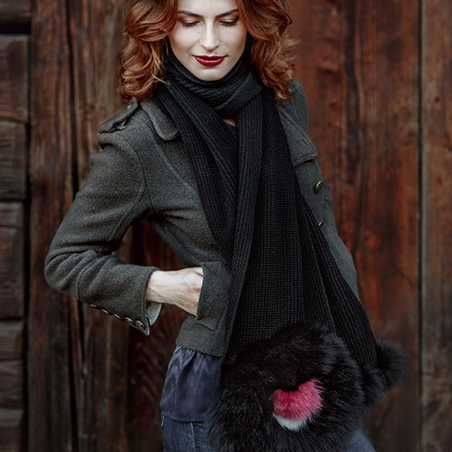 Photoshoot for the brand of knitwear