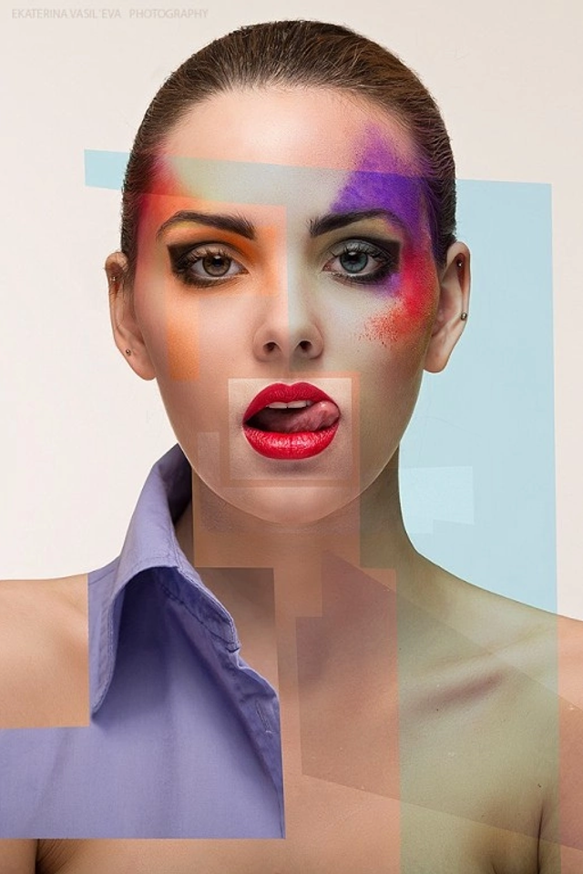 Mosaïque de portraits. Photographe professionnelle de la ville d’Auxerre - Ekaterina Mathieu