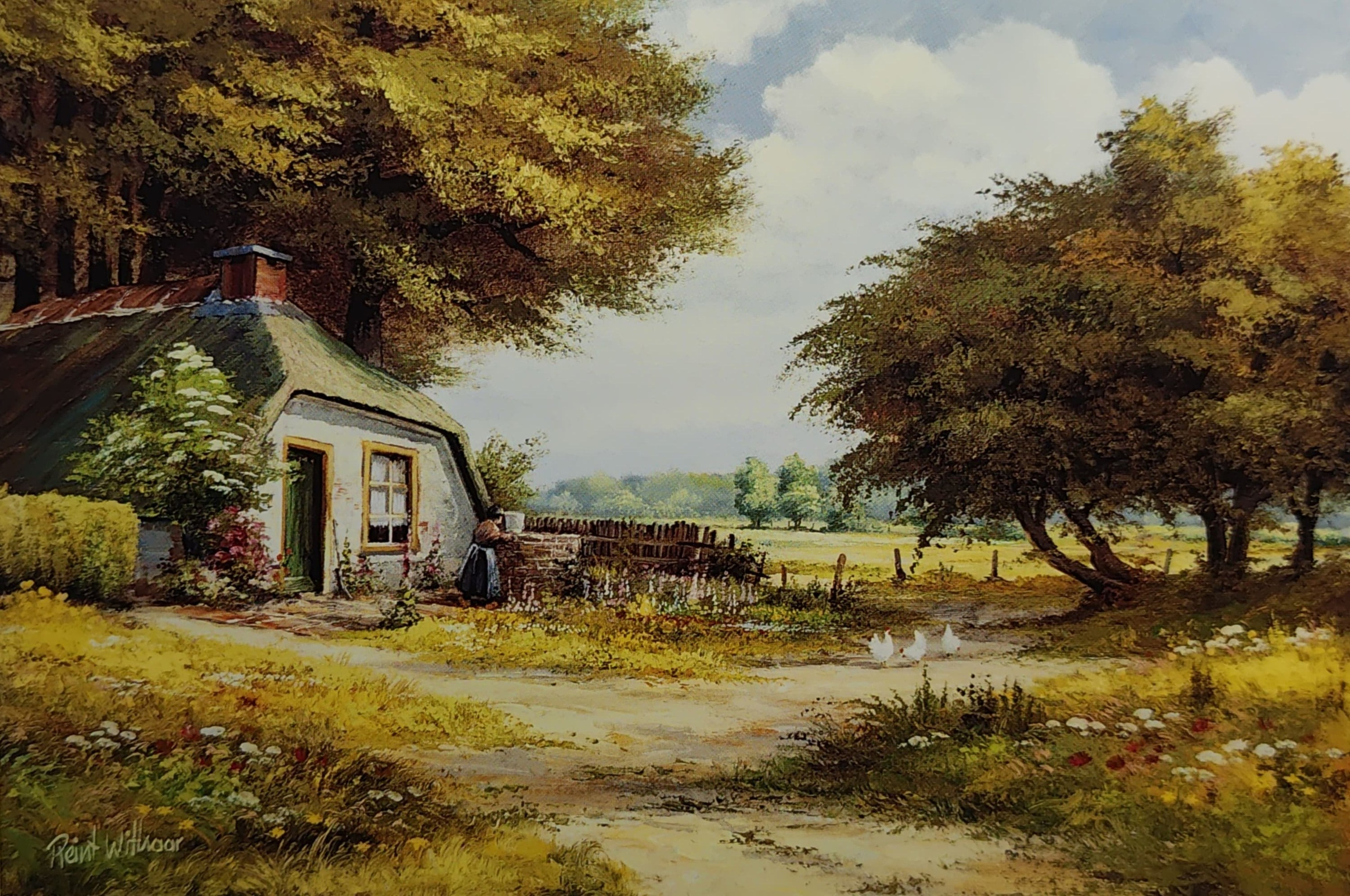 Reint Withaar — художник удивительных пейзажей. Фотограф, любитель винтажа, коллекционер винтажных открыток и создатель историй на пересечении прошлого и личного. Ирина Дайнакова