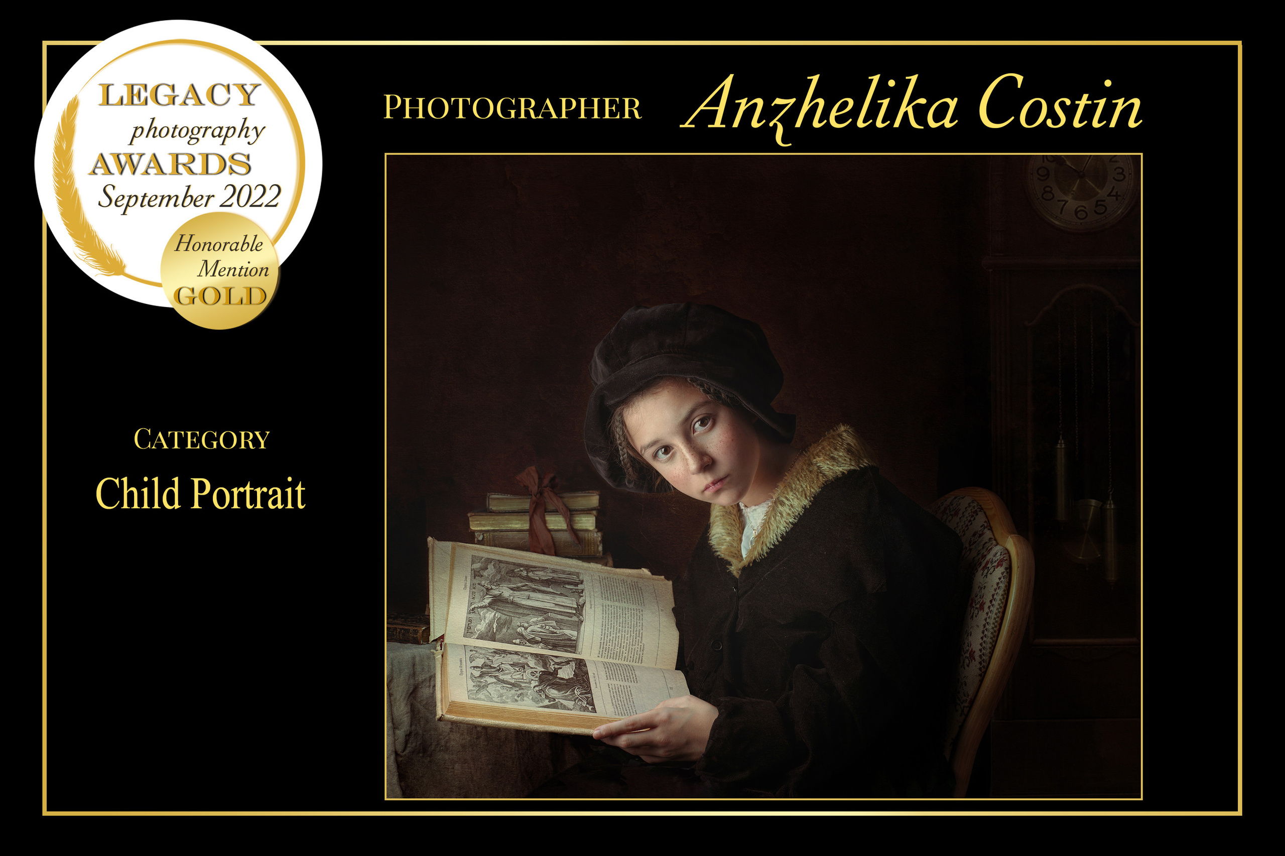 Awards Anzhelika Costin. Anzhelika Costin fine art Porträts und Familien Fotografie in Fulda