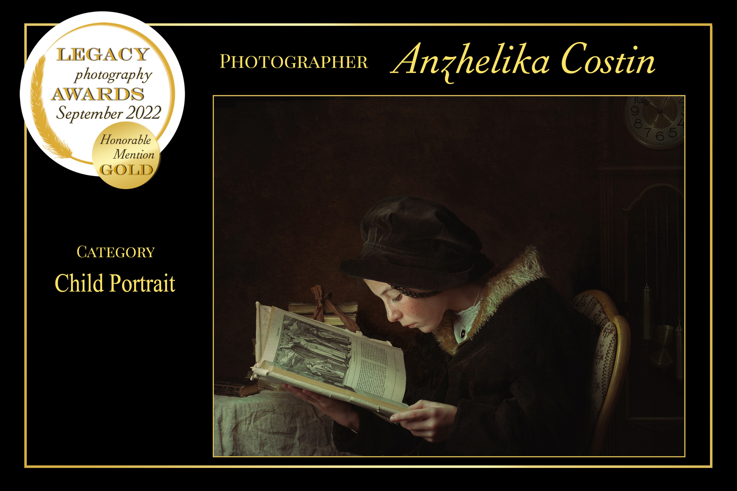 Awards Anzhelika Costin. Anzhelika Costin fine art Porträts und Familien Fotografie in Fulda