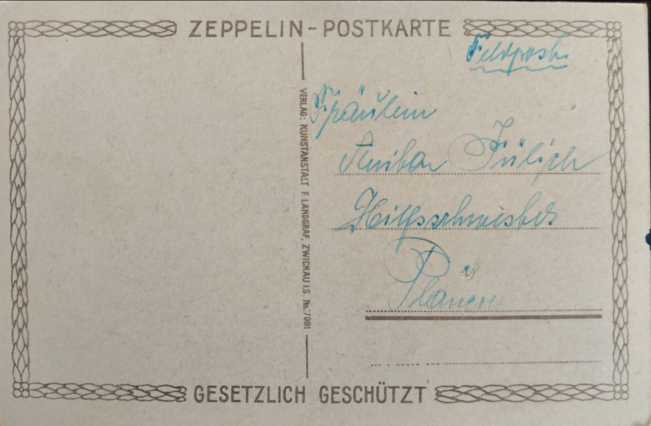 Старинная открытка: дирижабль «Граф Цеппелин» и авиационная история. Фотограф, коллекционер винтажных открыток и создатель историй на пересечении прошлого и личного. Ирина Дайнакова