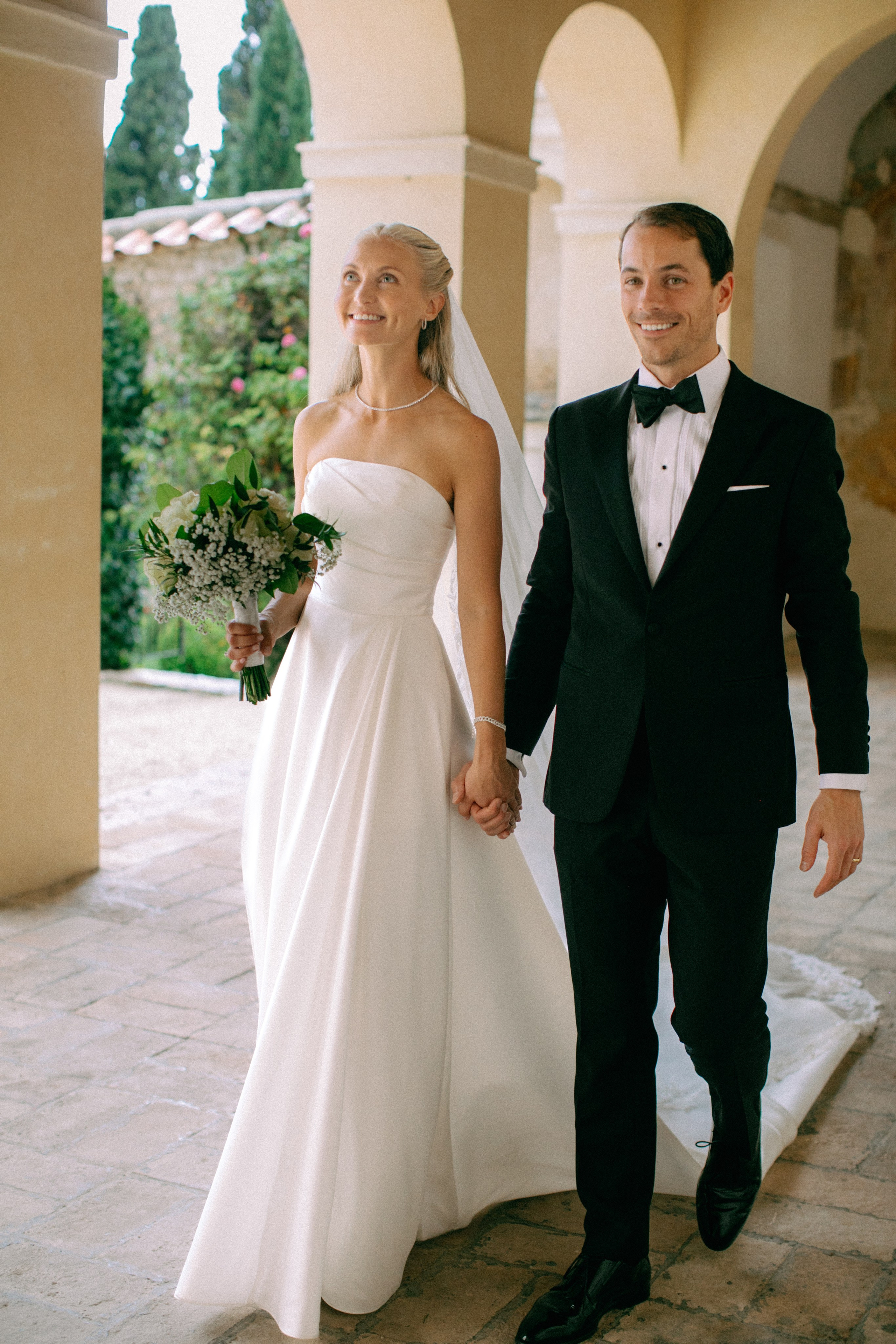 Destination wedding photographer in Tuscany Italy capturing bride portrait at luxury villa wedding