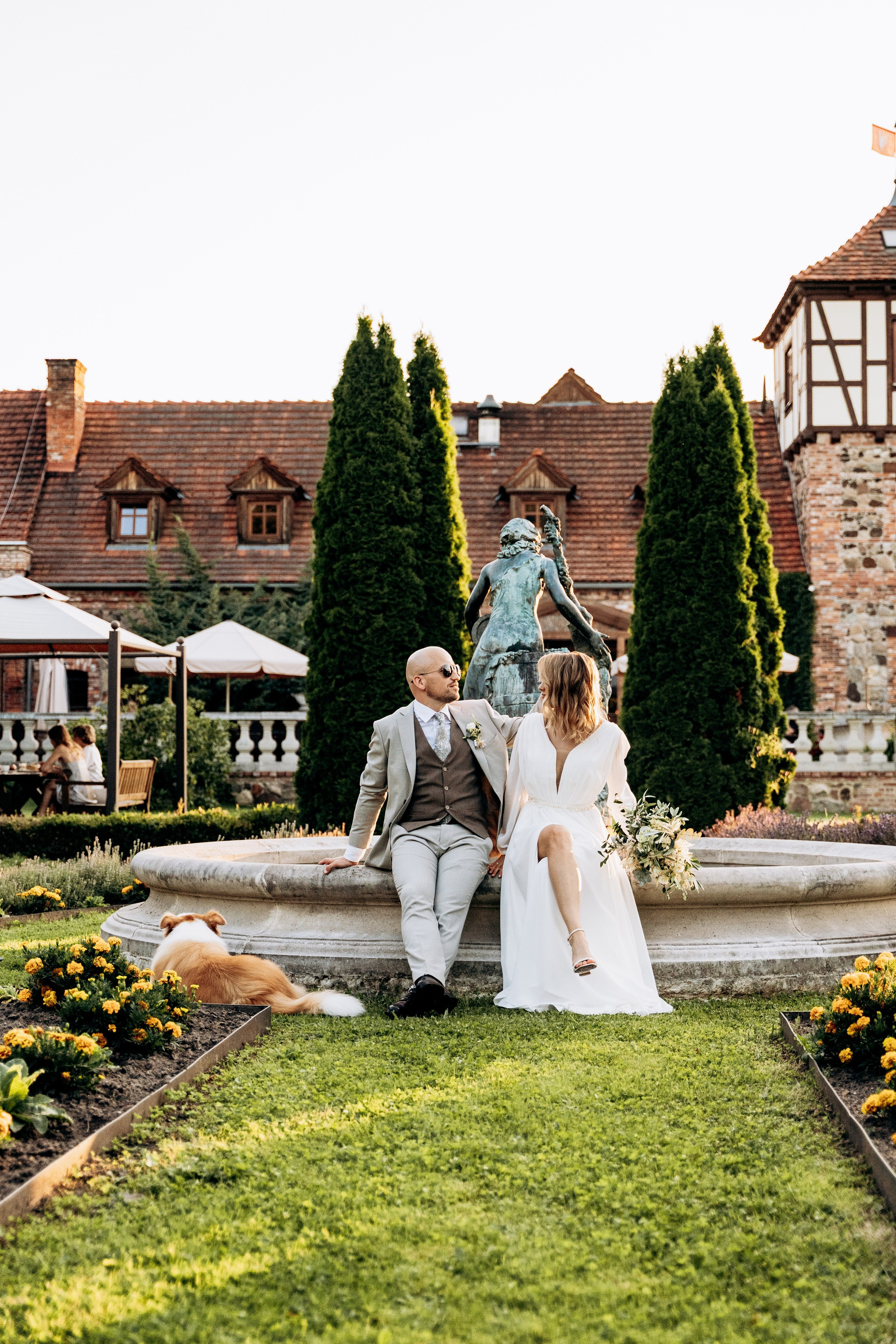 Eleganckie zdjęcia ślubne Niemcy