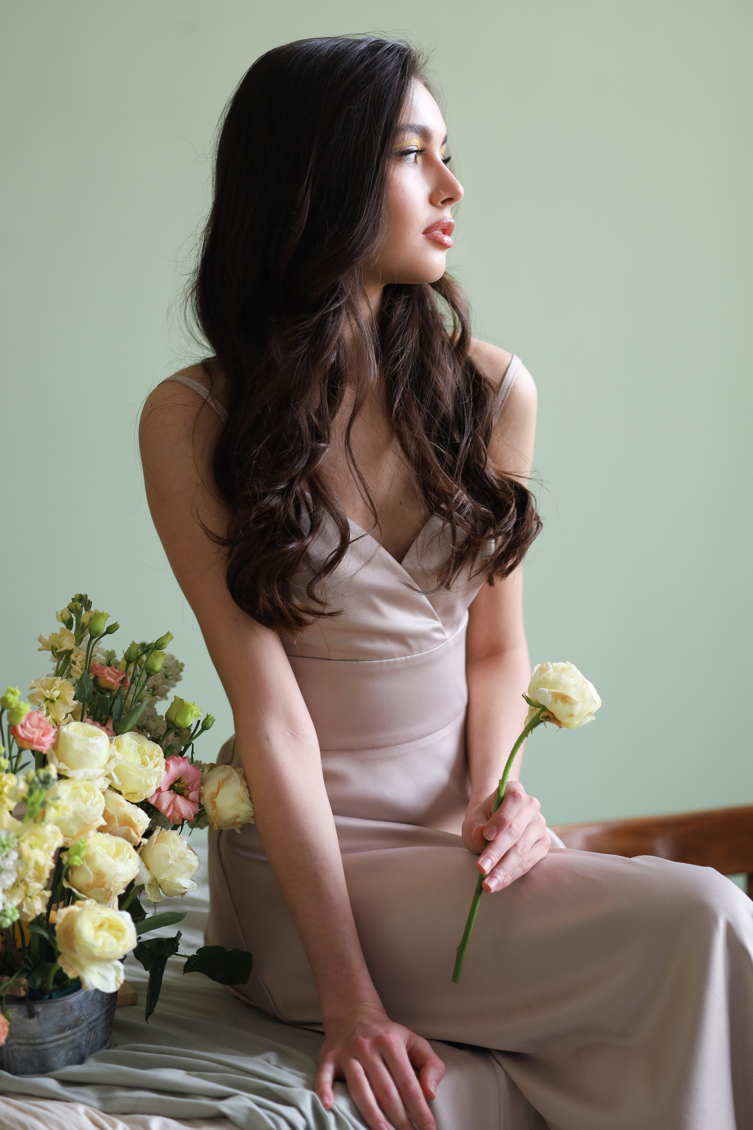 Фотосессия в студии для девушки, детей, семьи