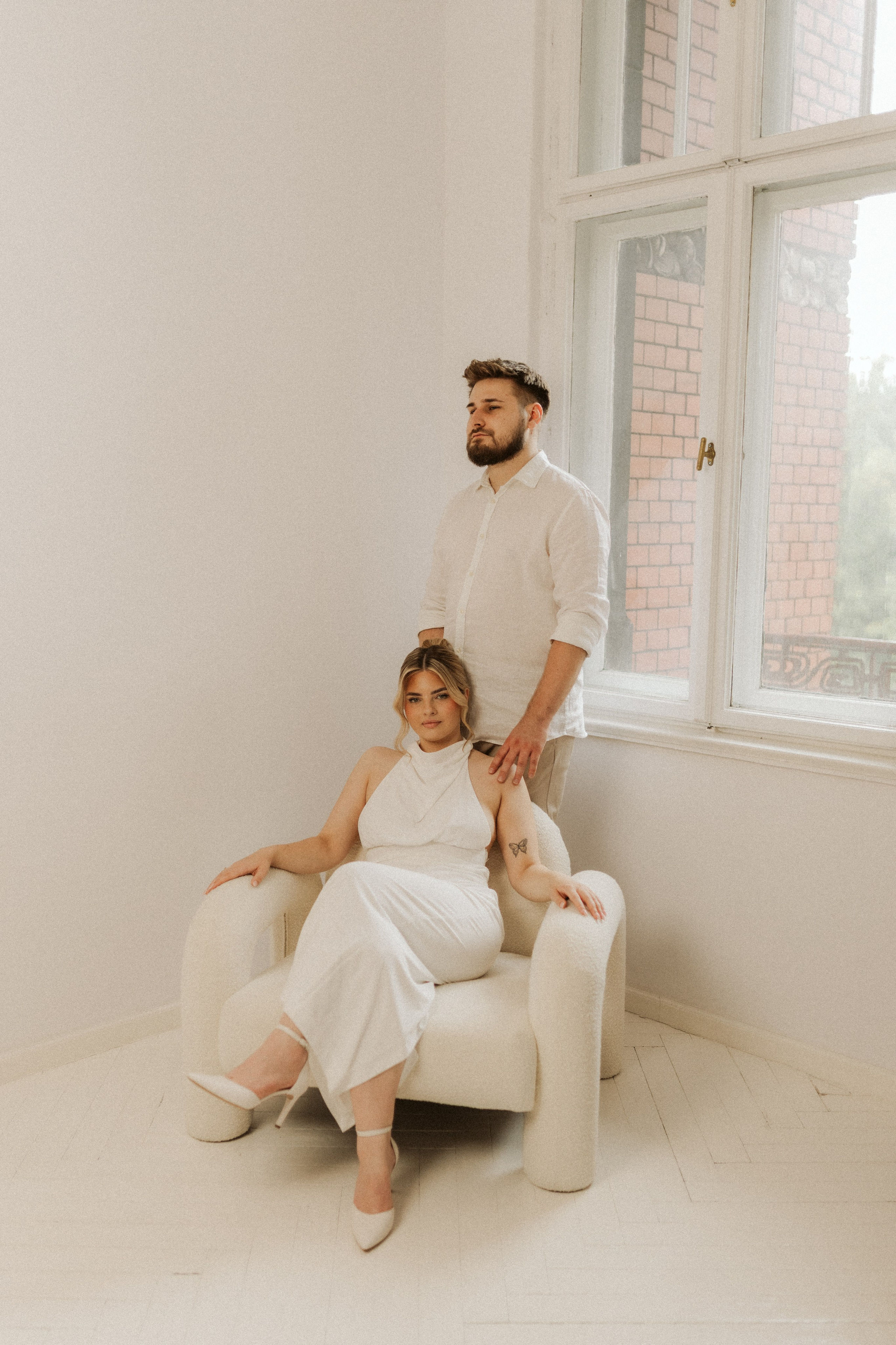 Sesja narzeczeńska w studio | Melo Studio | Jagoda i Sebastian. Fotograf ślubny Śląsk – reportaż ślubny | KarkowskaFoto