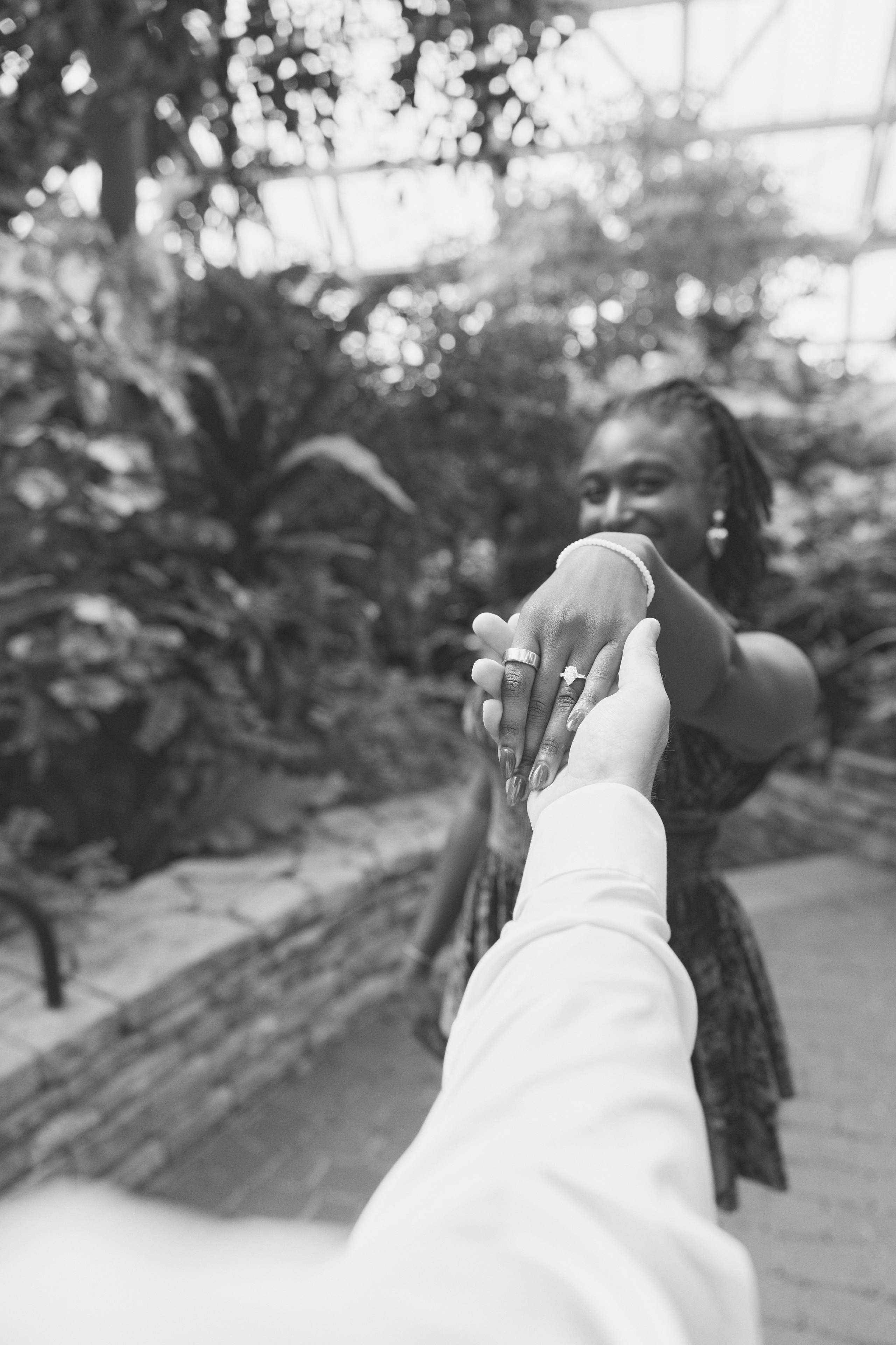 Romantic Proposal at Franklin Park Conservatory | Columbus Proposal Photographer (1). Kovyphoto