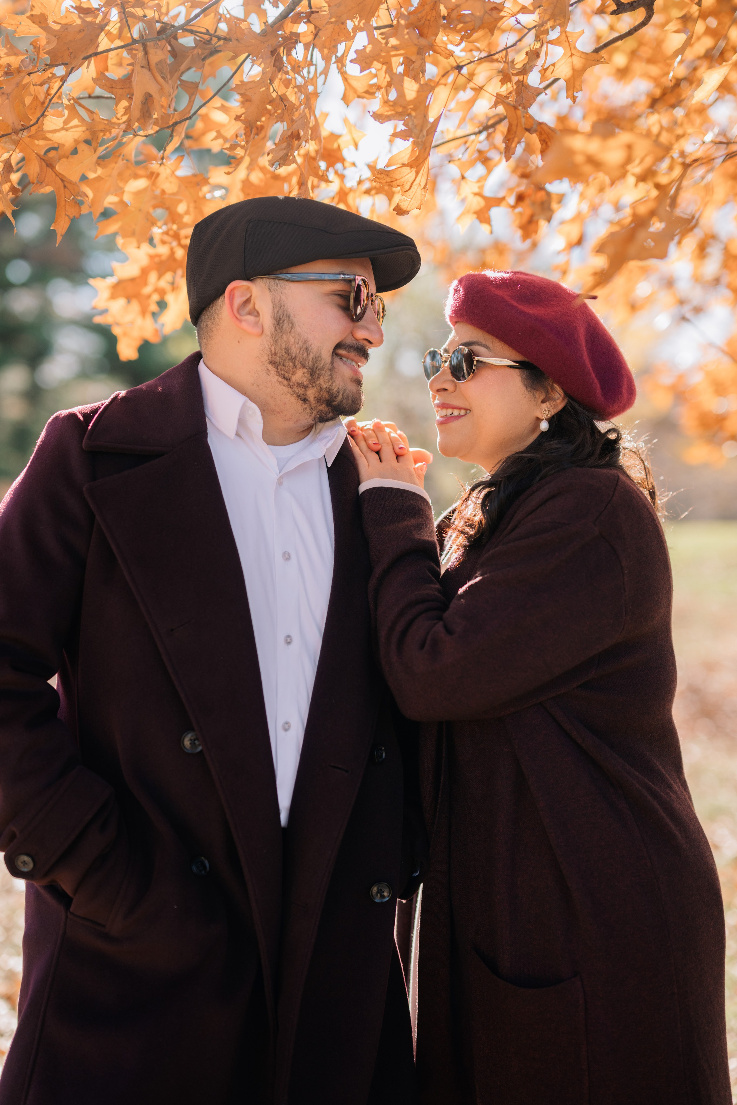 Marina and Mina in Central Park | NYC Engagement Photography