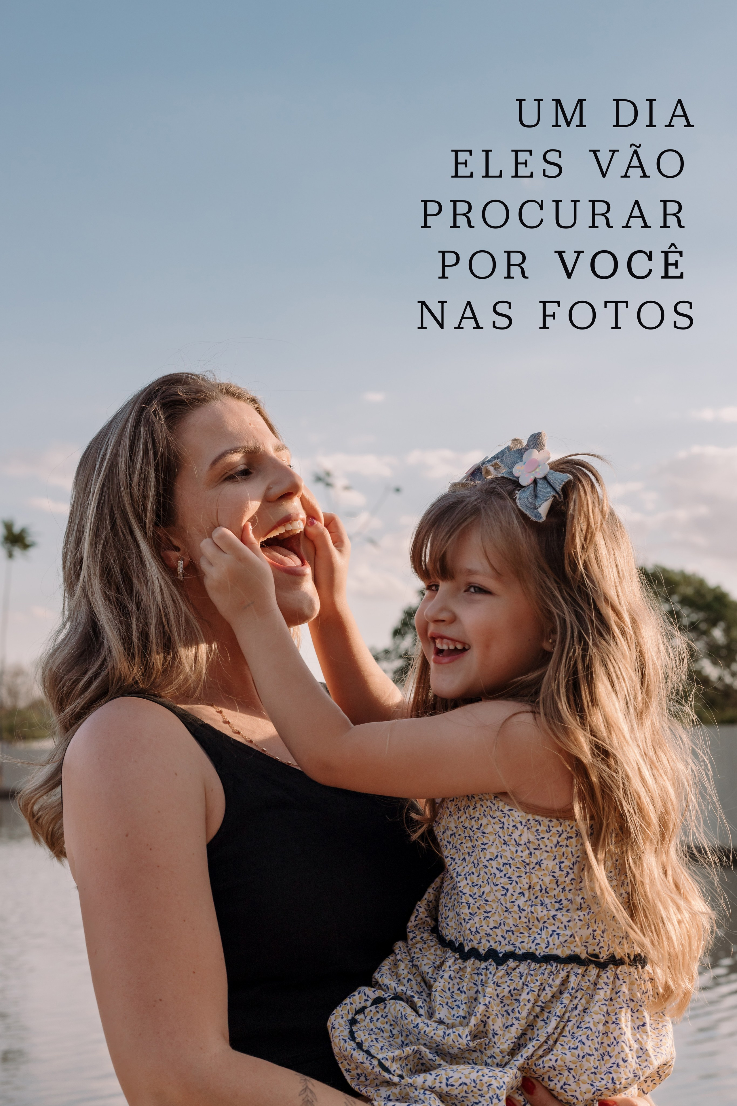 Fotografia de família ensaio dia das mães, mãe e filha