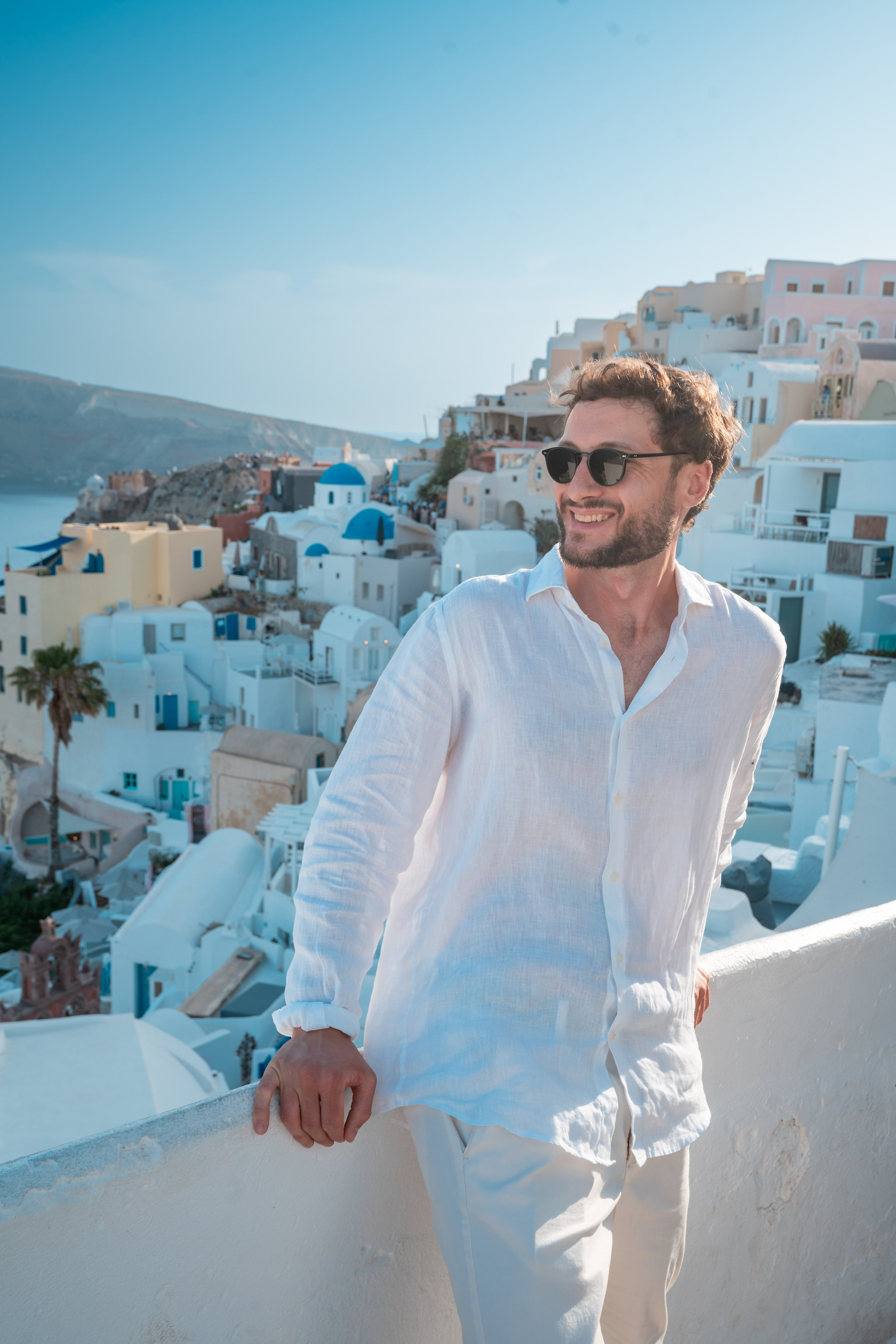 "Create lasting memories in Santorini with Sokolove’s proposal and portrait photography services. Our expert photographer captures your love story and elegance against the breathtaking views of this magical island."