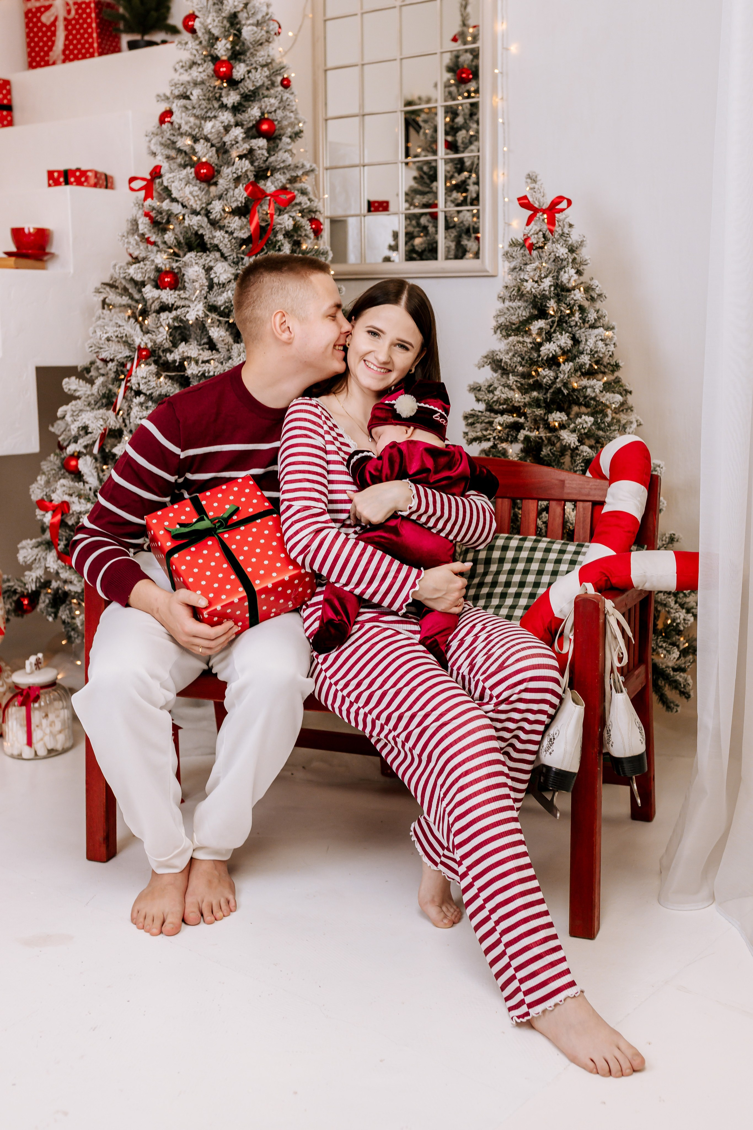 Ziemassvētku fotogrāfija. Home