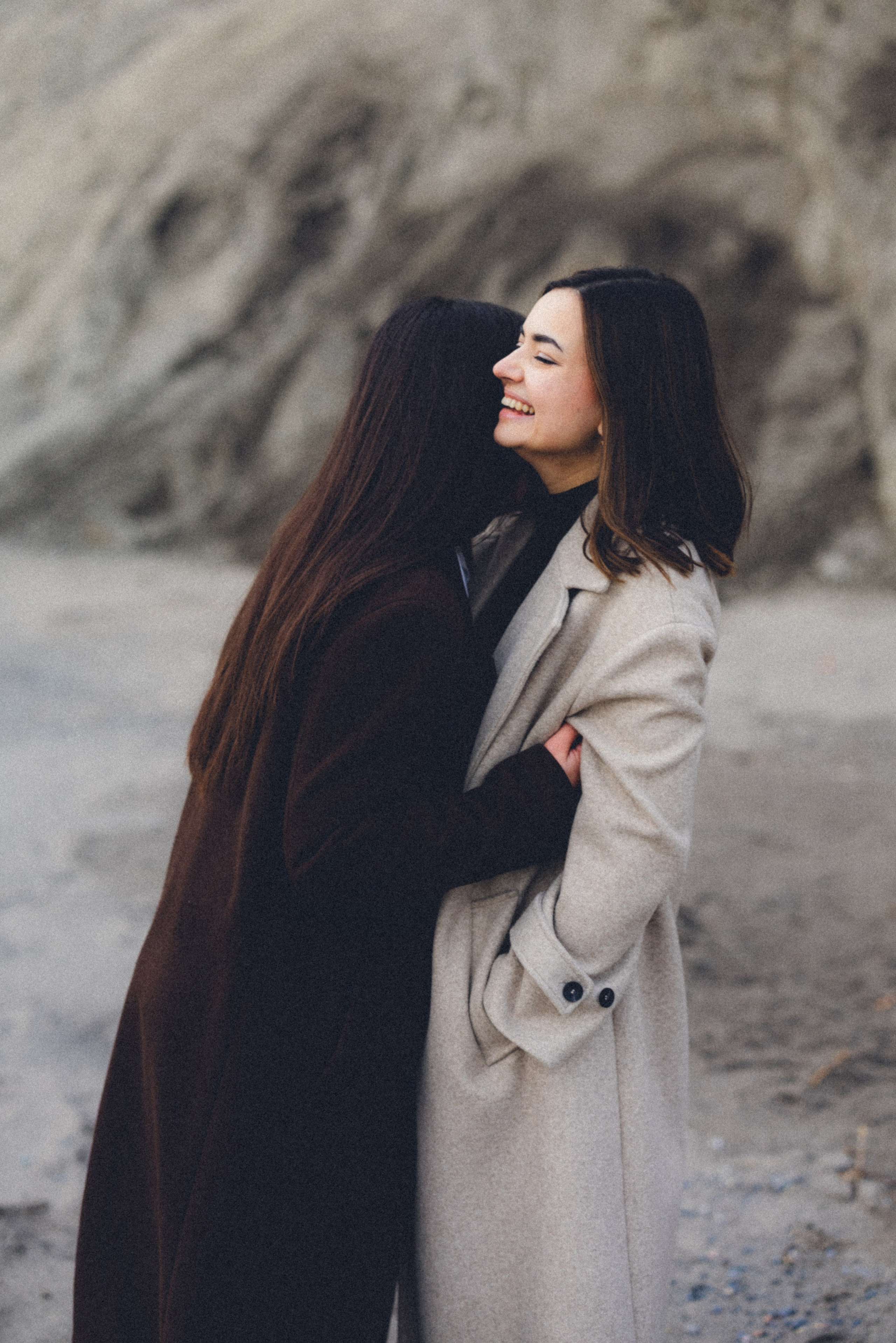 February Session at the Beach — Film Inspired. Anna Leb Photo