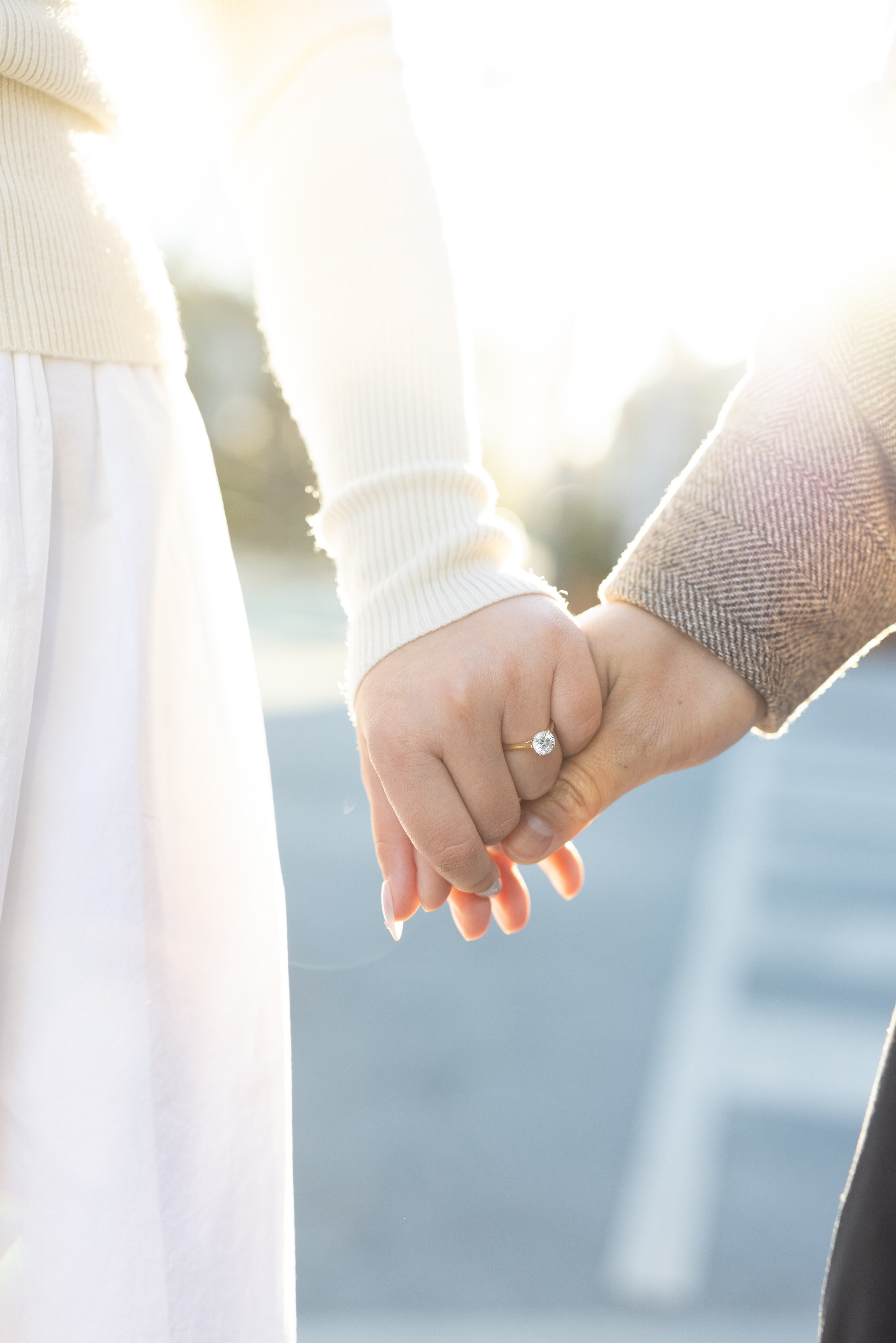 Cherry Blossom Engagement Session at Trinity Bellwoods. Anna Leb Photo