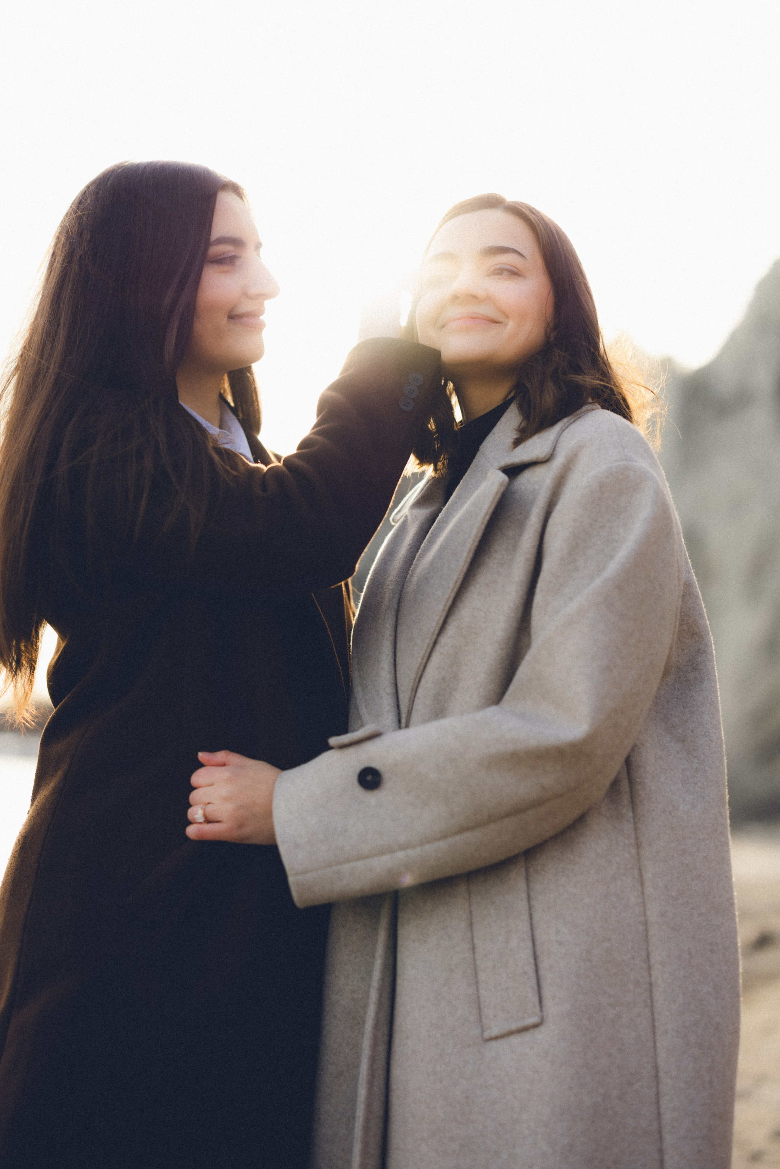 February Session at the Beach — Film Inspired. Anna Leb Photo