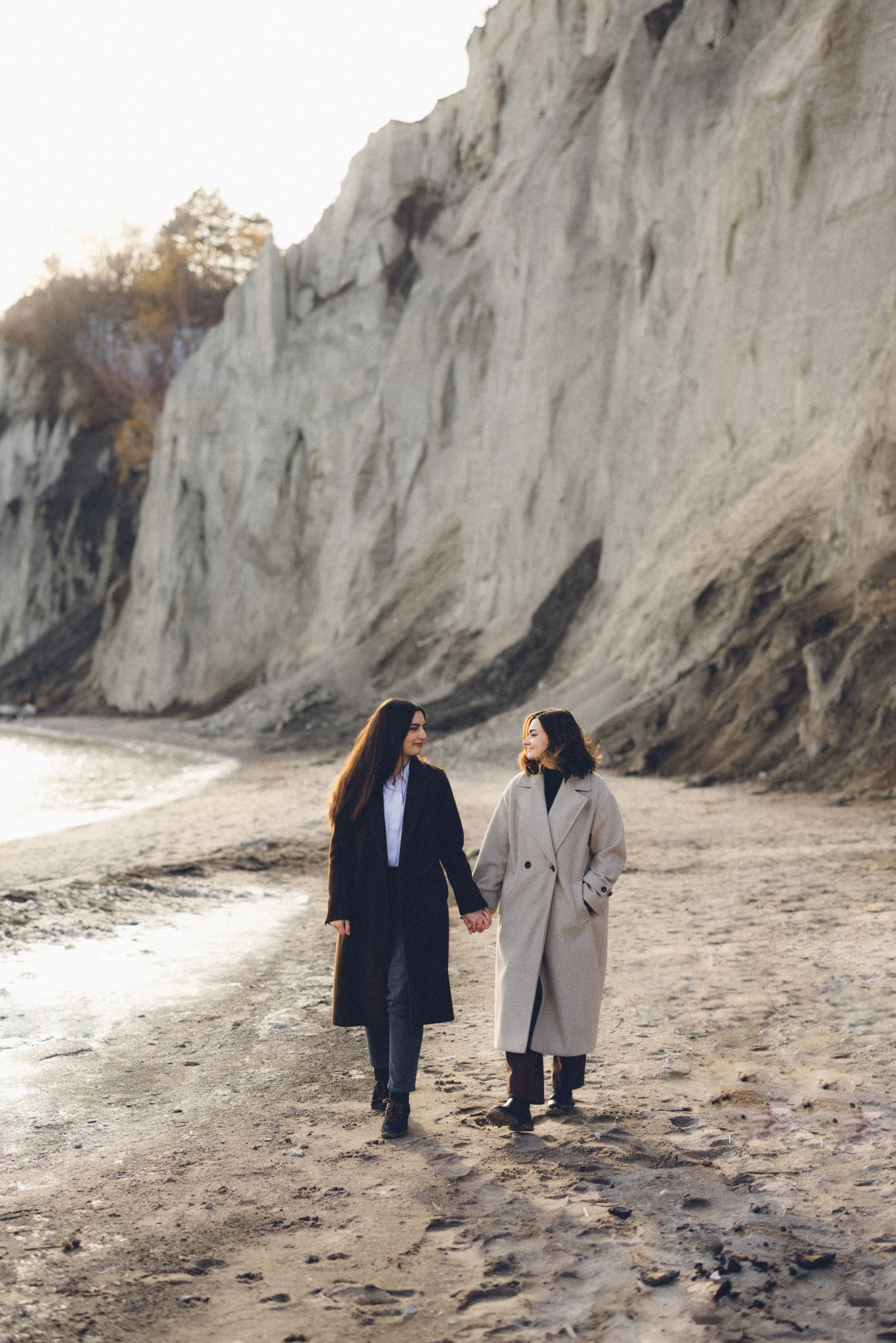 February Session at the Beach — Film Inspired. Anna Leb Photo