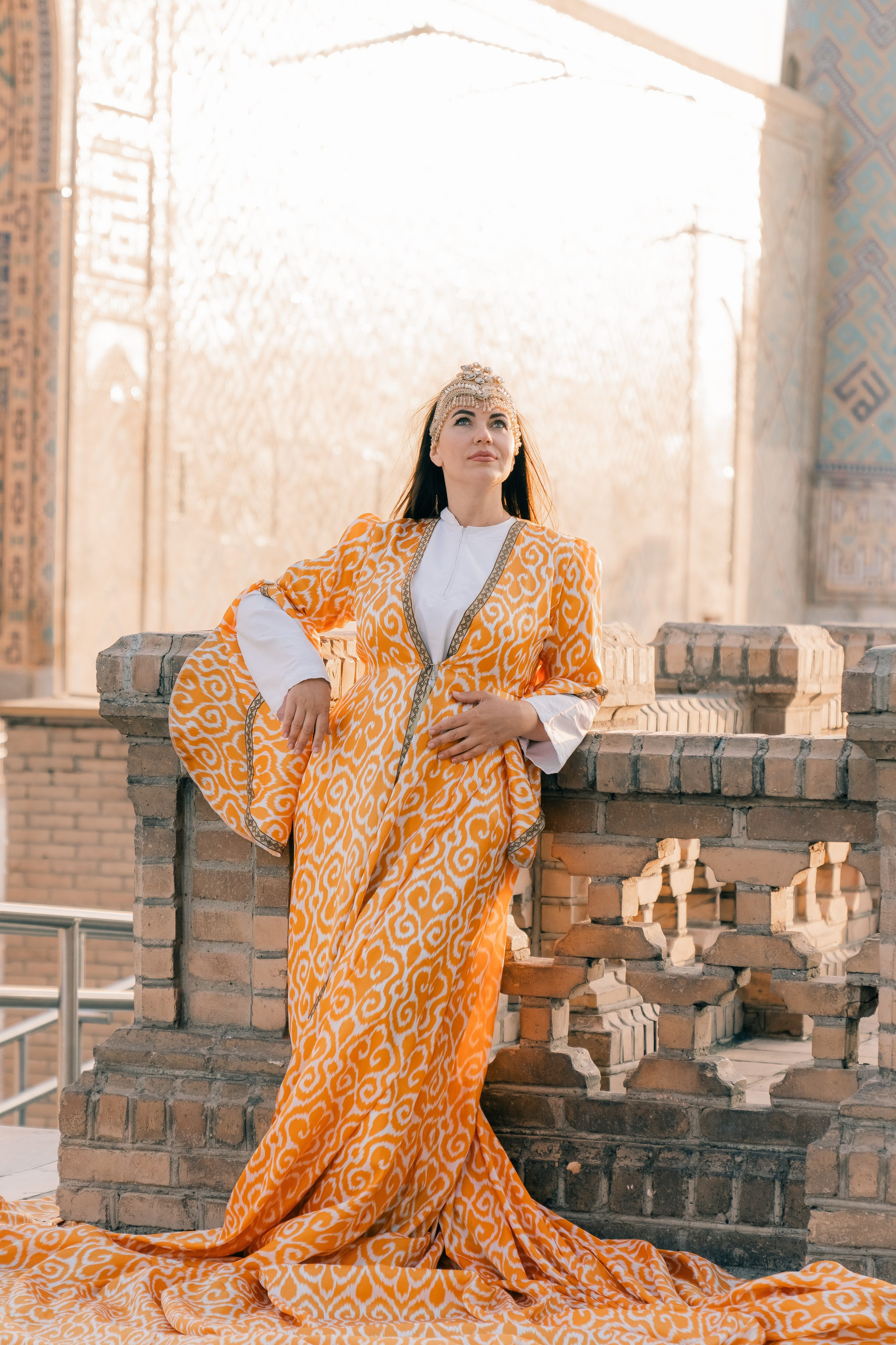 photo shoot in Tashkent in national clothes