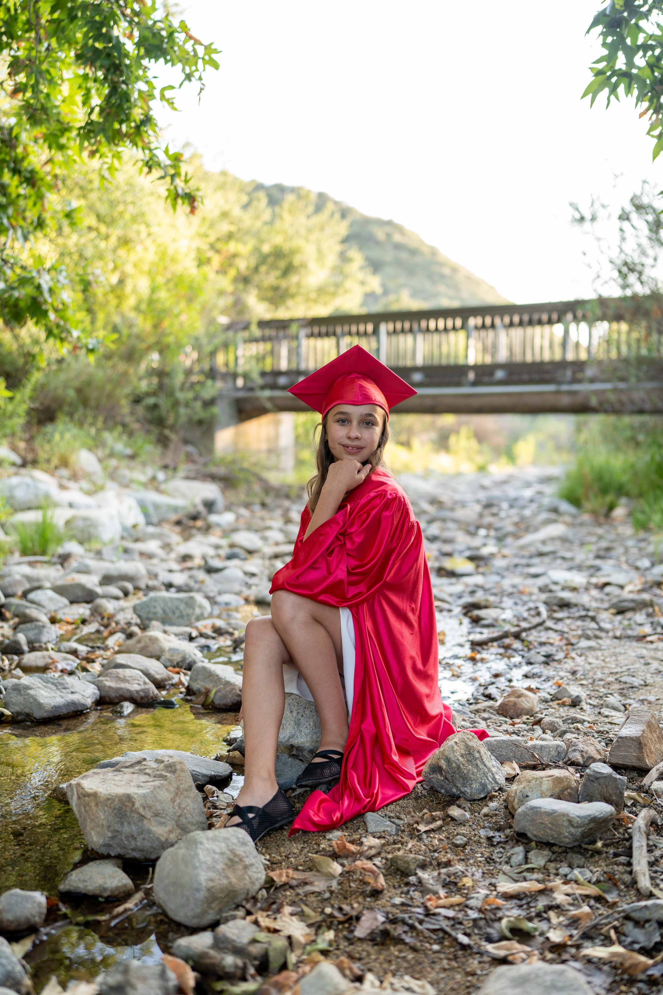 outdoor graduation photos with natural light in Santa Clarita