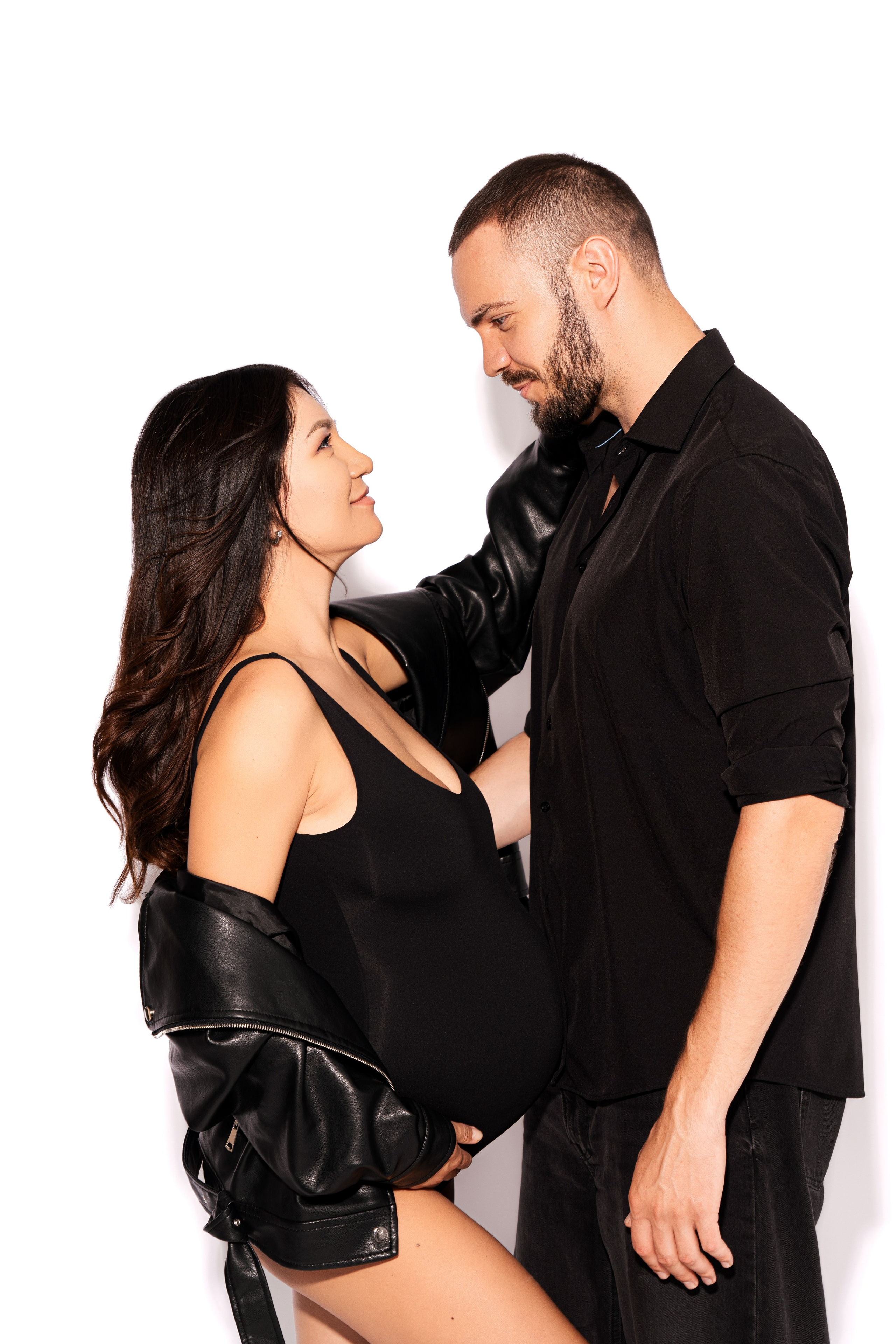 Los Angeles studio maternity photoshoot