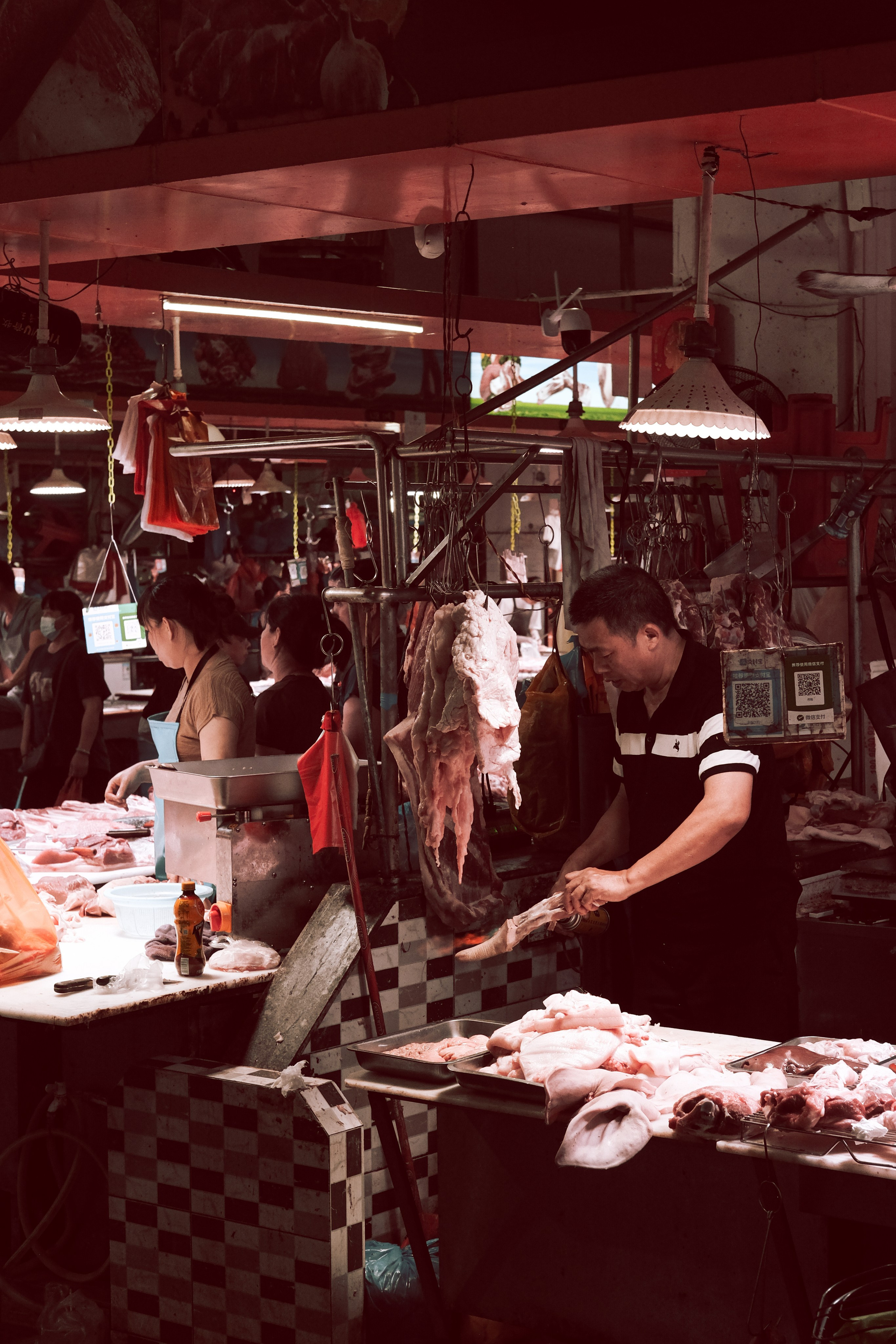 Meat Market in Humen town | Dongguan City | Guangdong 