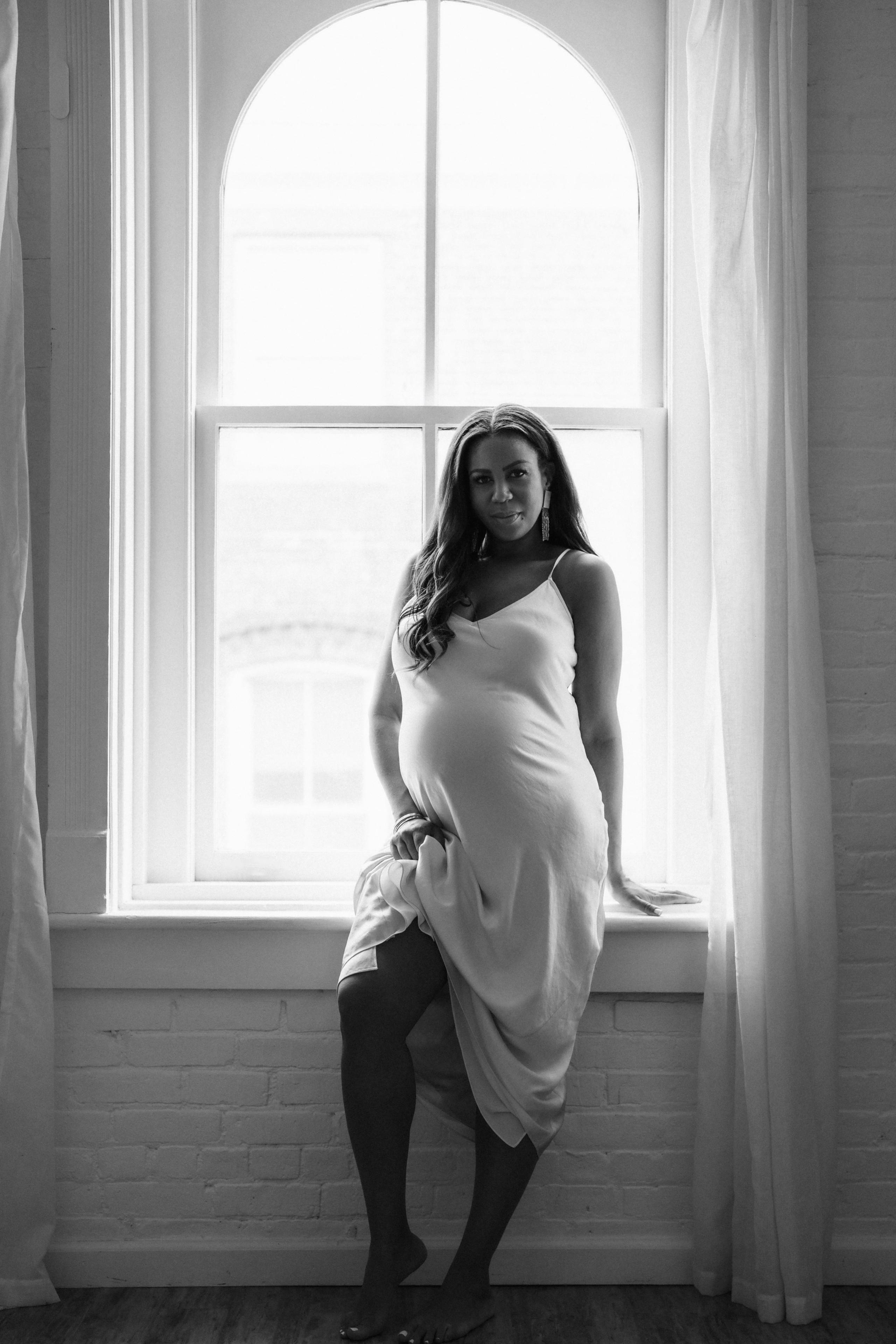 Studio Wardrobe. Modern maternity photographer in Long Island New York