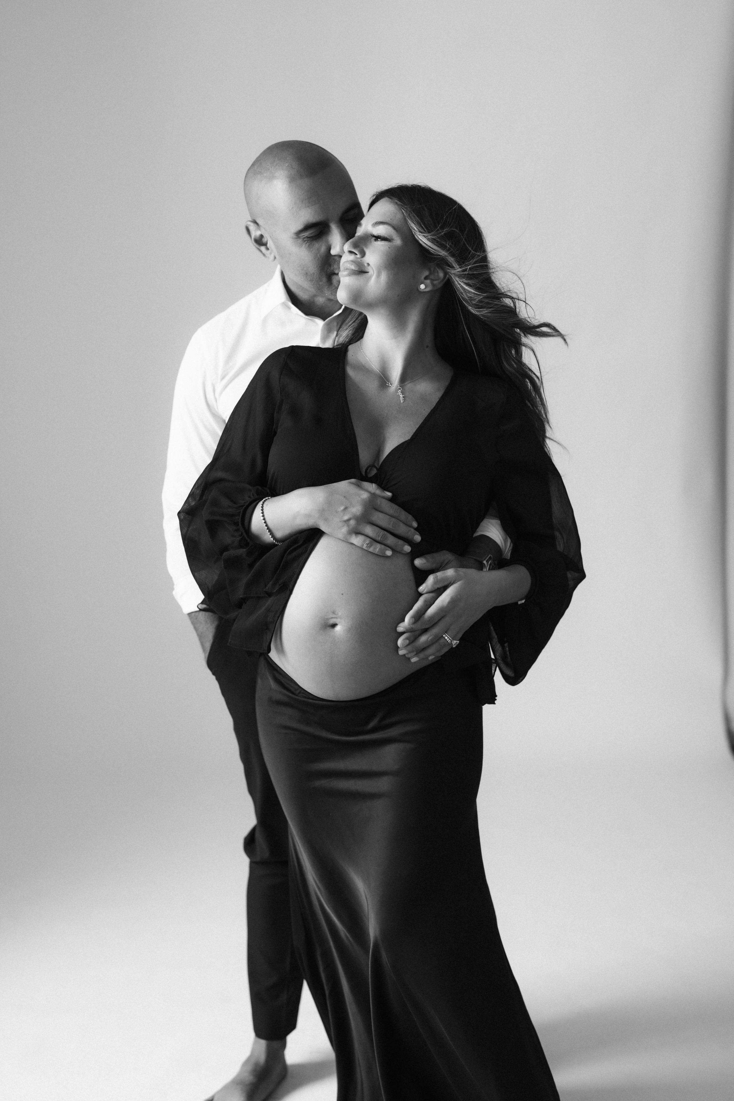 Studio Wardrobe. Modern maternity photographer in Long Island New York