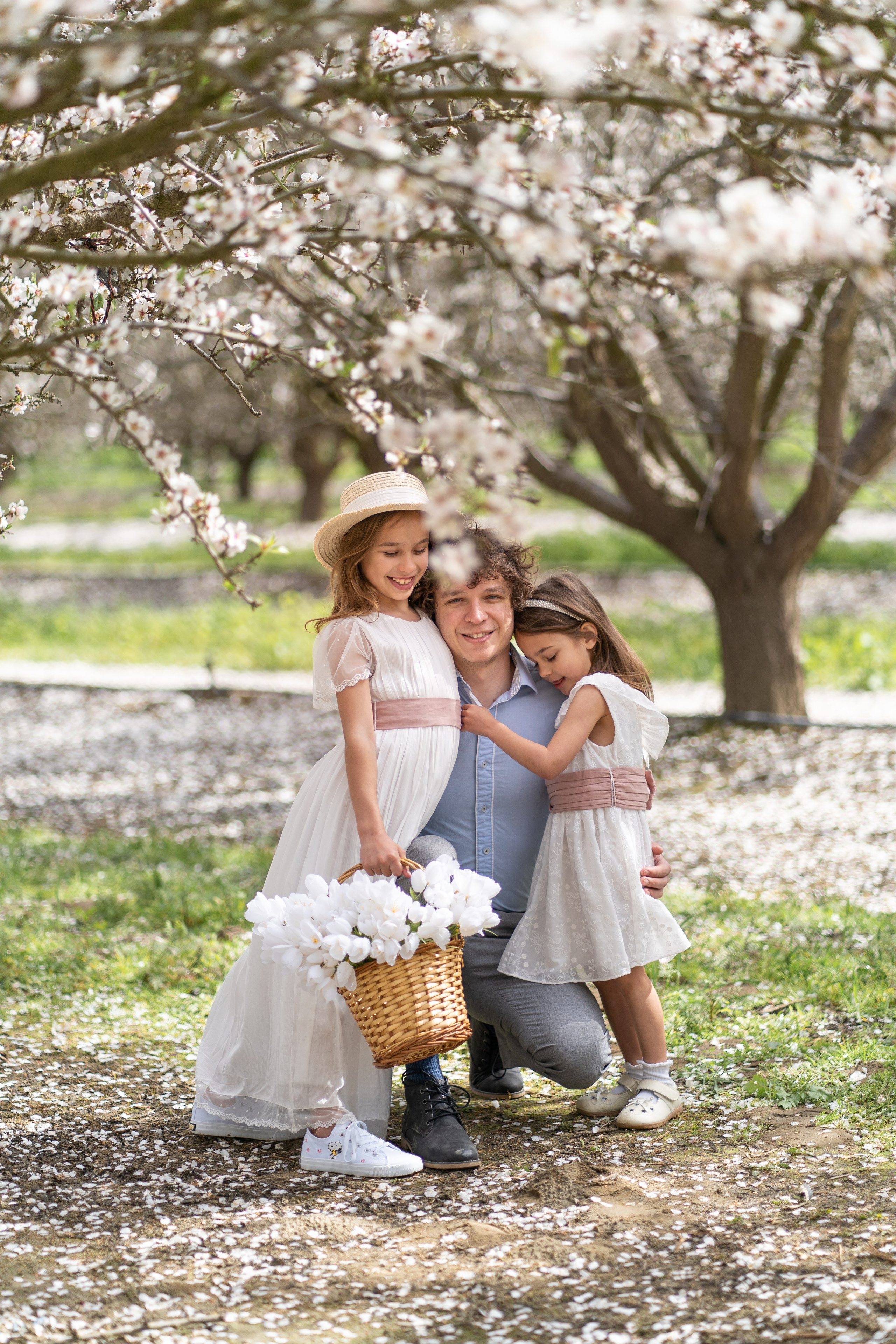 Almond Blossom Photoshoot. Santa Clarita & Los Angeles photographer specializing in family, modeling portfolios, and business photography