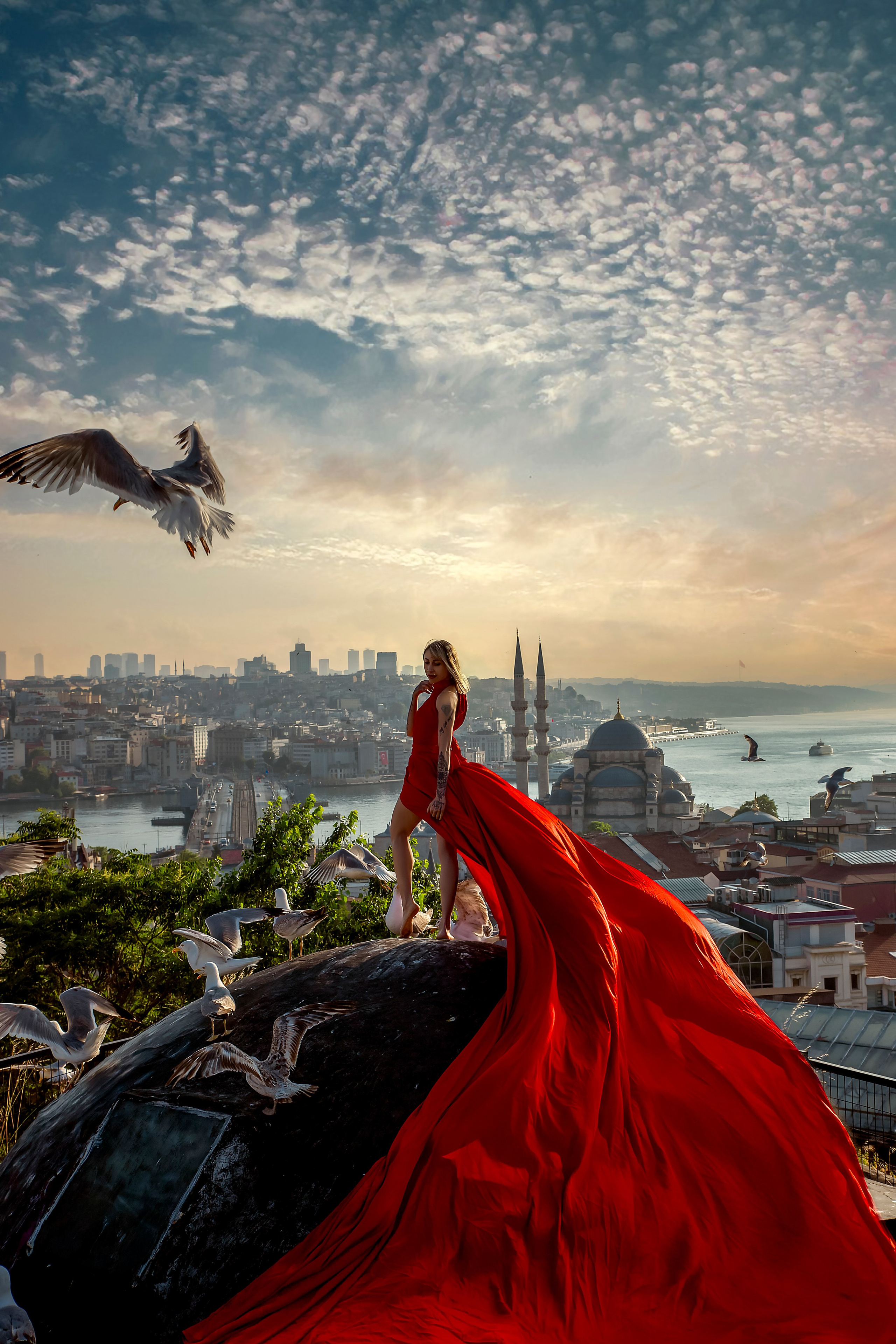 Фотограф в Стамбуле