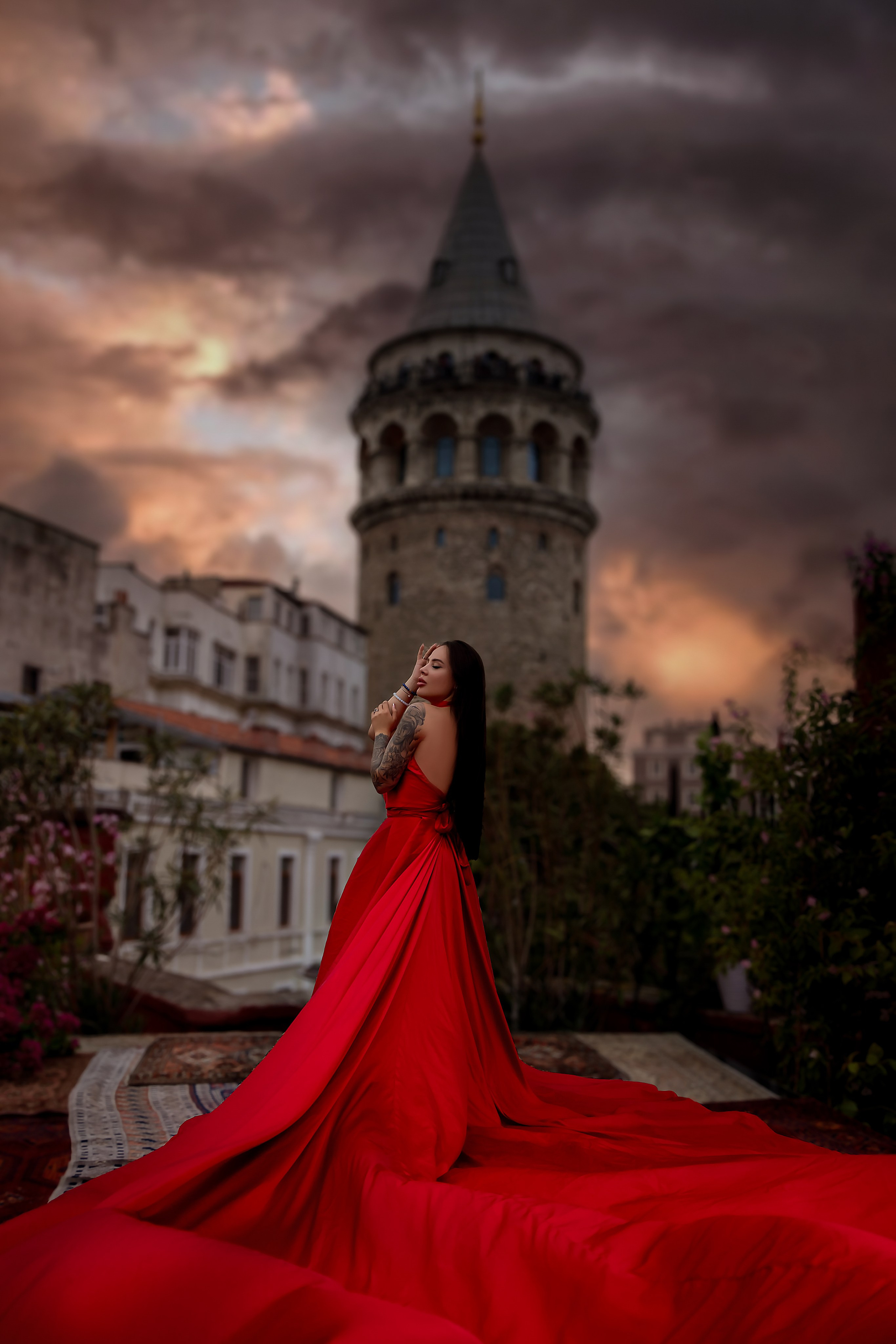 Фотограф в Стамбуле