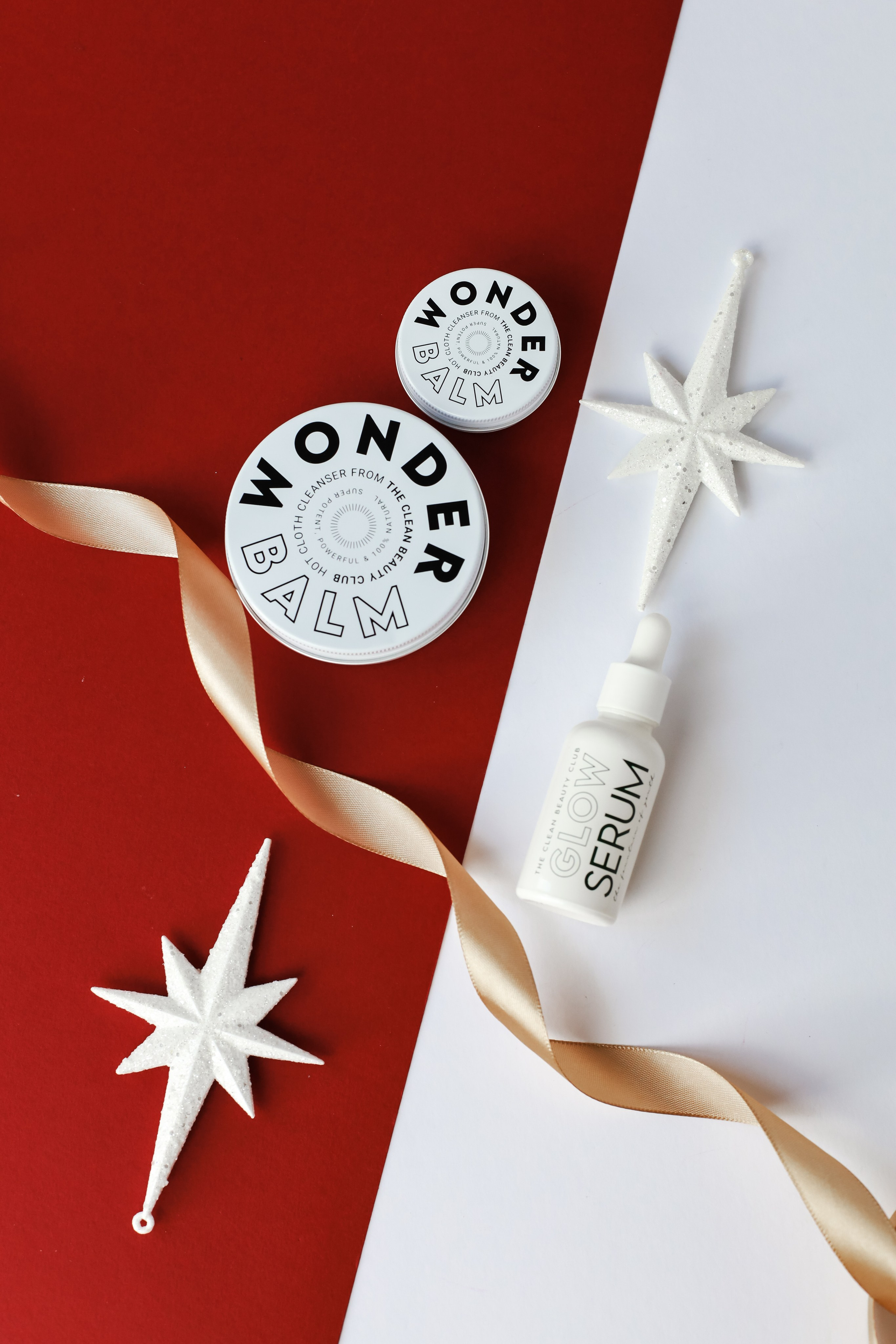 skincare e-commerce Christmas photoshoot