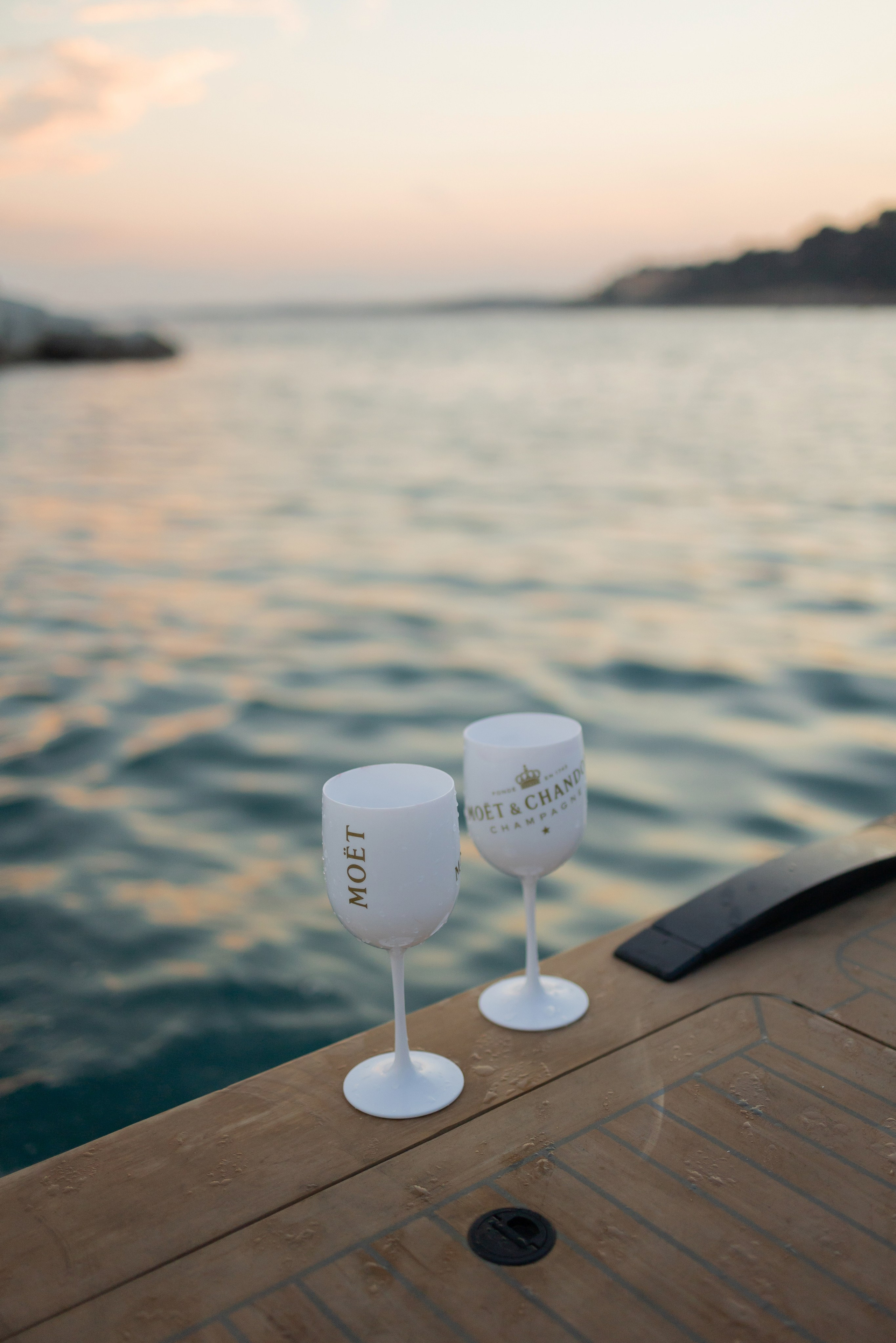 A Romantic Boat Date Near Barcelona on a Summer Evening. Photographer Videographer Spain Barcelona Tarragona
