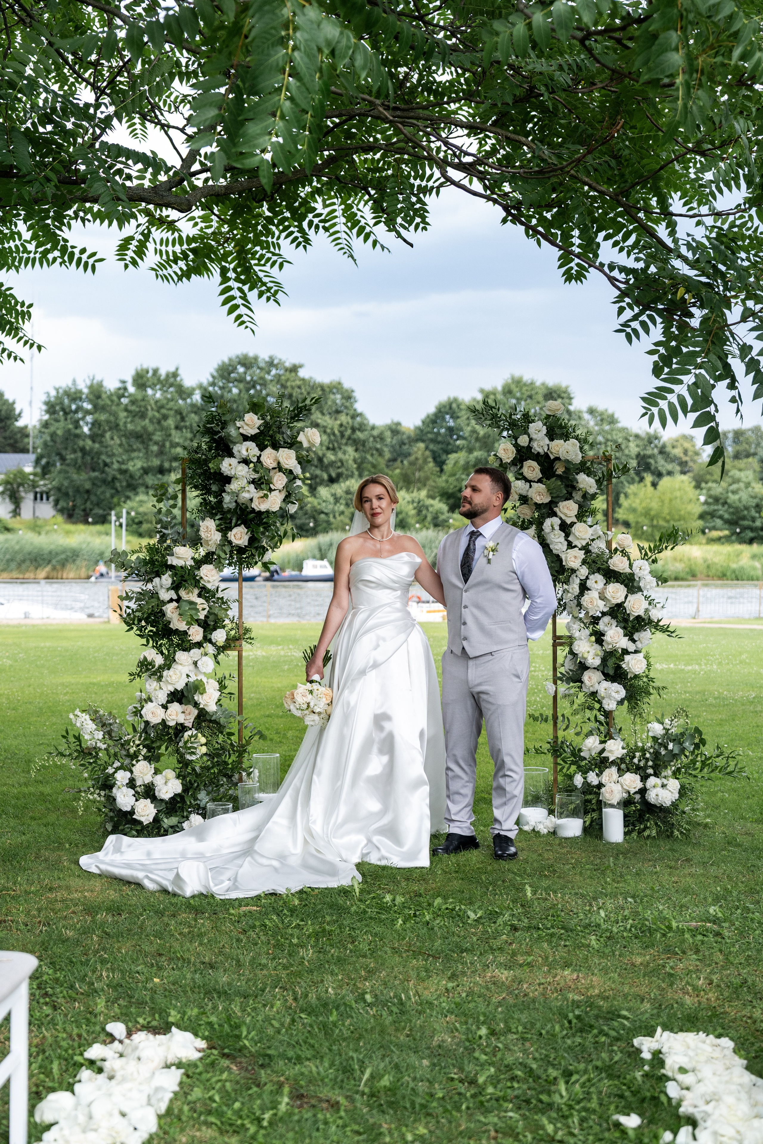 outdoor wedding ceremony Poland