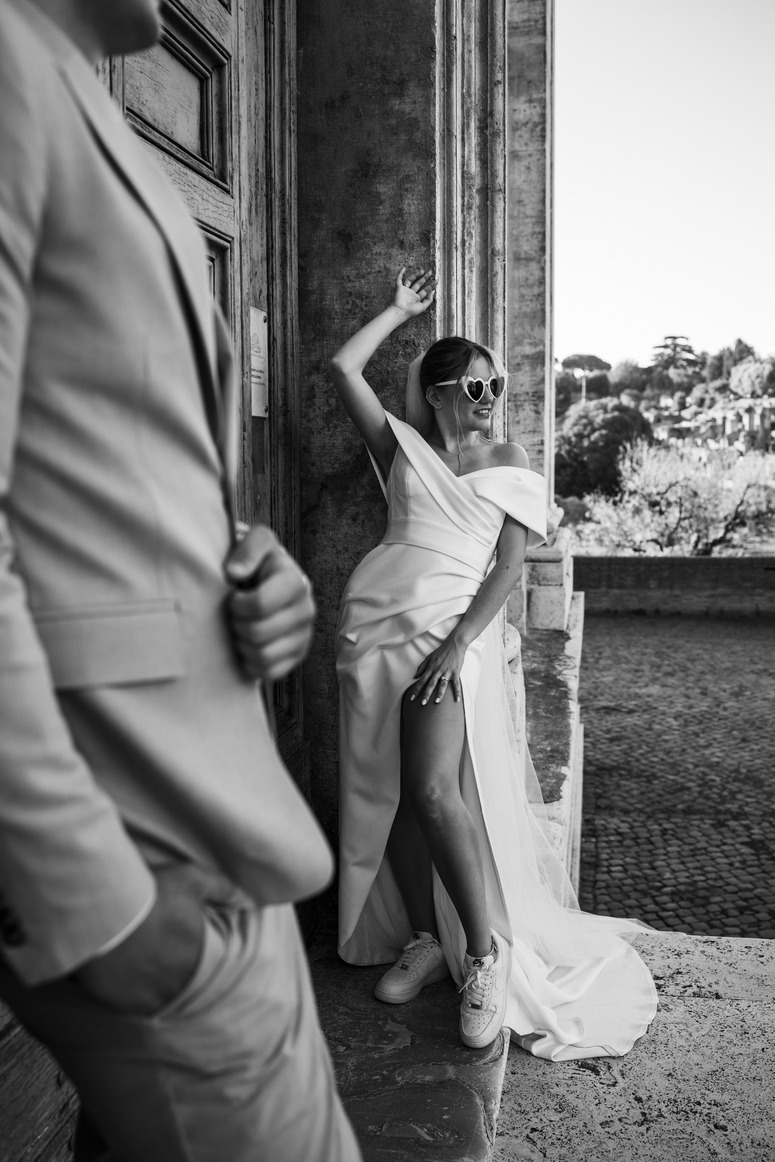 Rzym – pełen historii, ciepła i włoskiego temperamentu – stał się tłem dla wyjątkowej historii Klaudii i Michała 🤎. Fotograf Siedlce