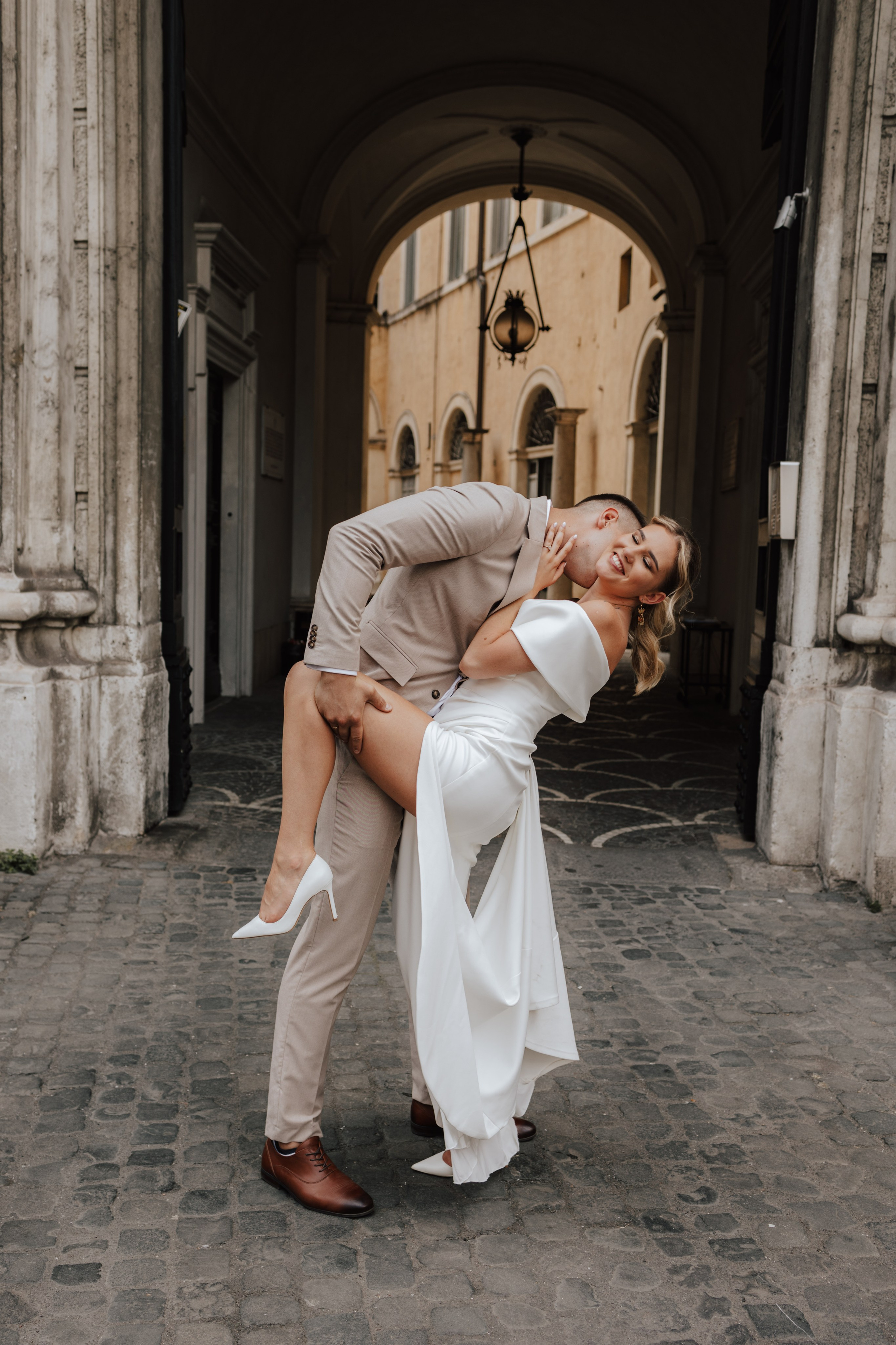 Klaudia i Michał i ich piękny rzymski ślub ❤️. Fotograf Siedlce