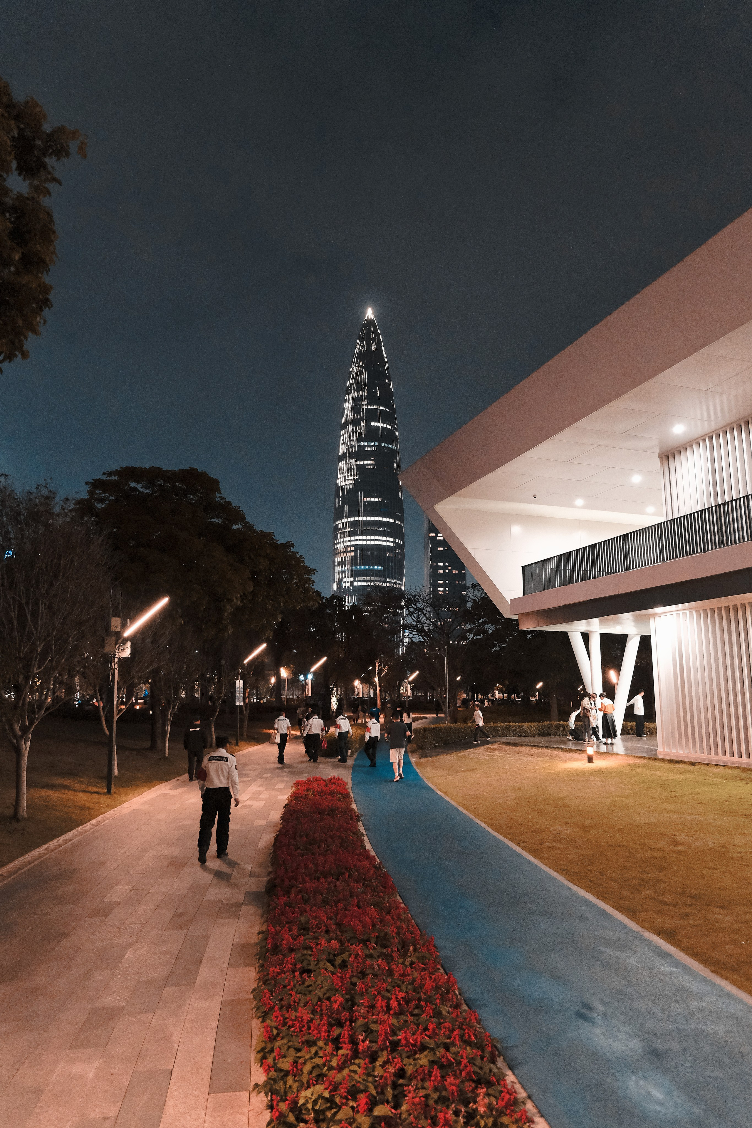 Shenzhen Talent Park at Night - Nanshan District, China