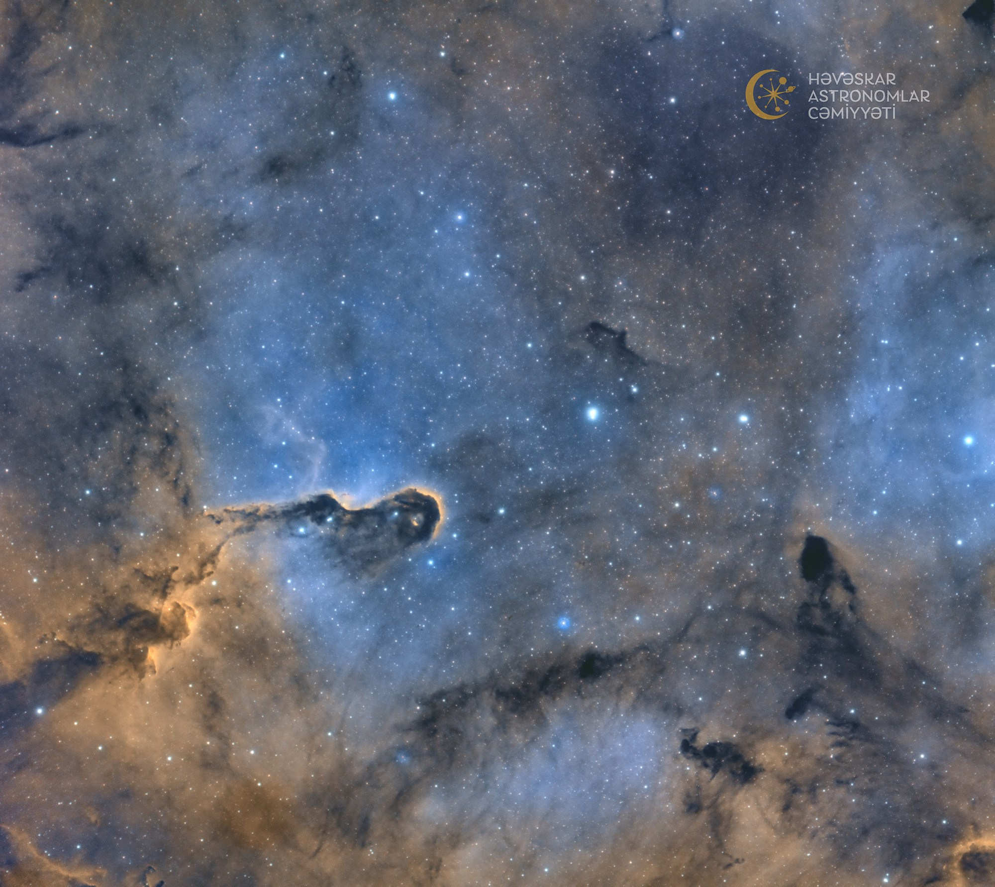 “Filin Xortumu” dumanlığı,. Həvəskar Astronomlar Cəmiyyəti — Astronomy.az