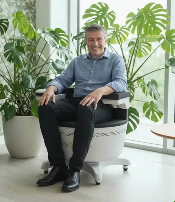 Für Männer. Gesundheitszentrum Lena Nozar — PowerChair Behandlung in Werne & NRW