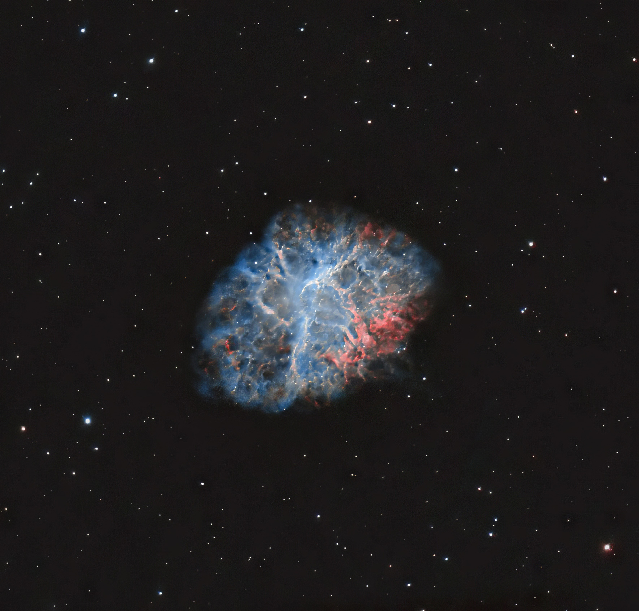 M1. Xərçəng dumanlığı. Həvəskar Astronomlar Cəmiyyəti — Astronomy.az