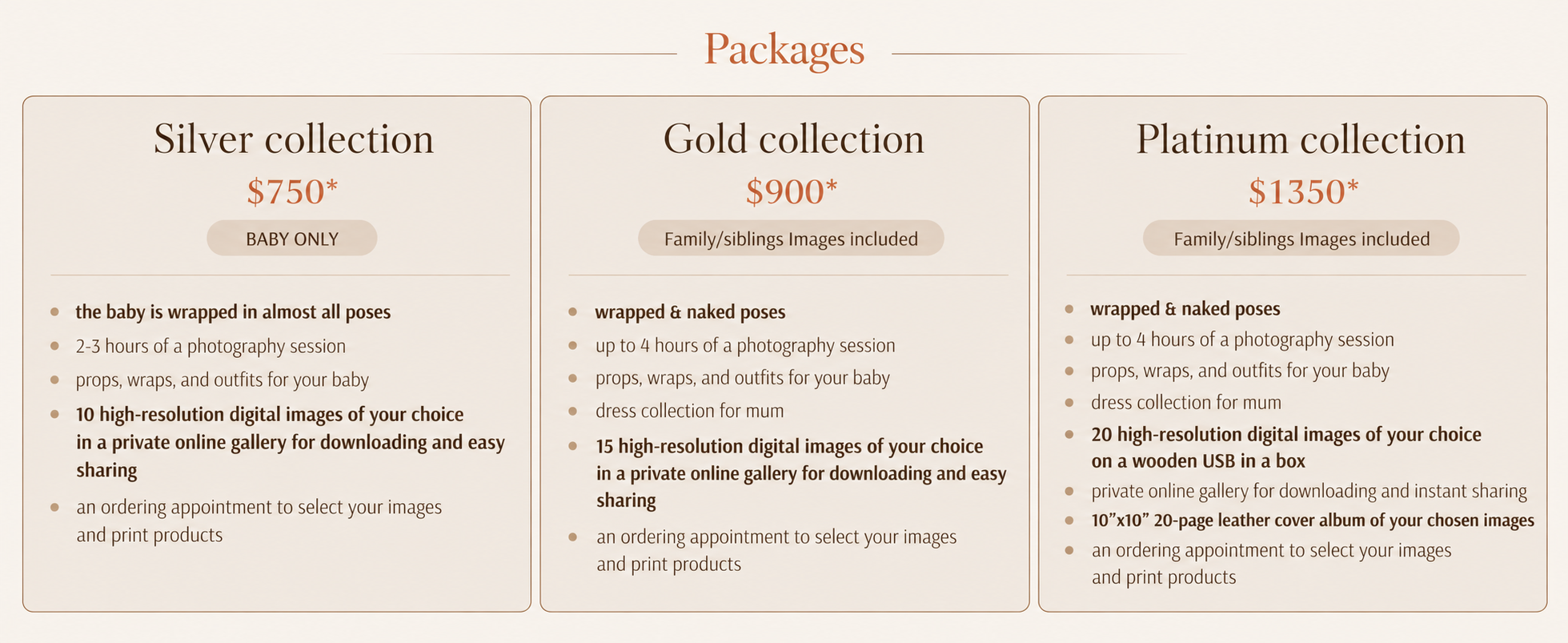 Newborn session price guide. Newborn and family photographer. Hills District. Sydney