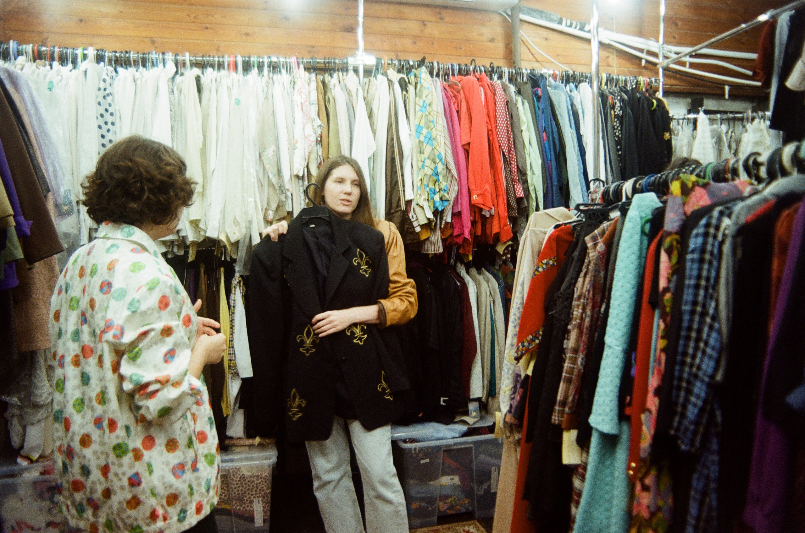 Vintage shop. Film portrait photographer