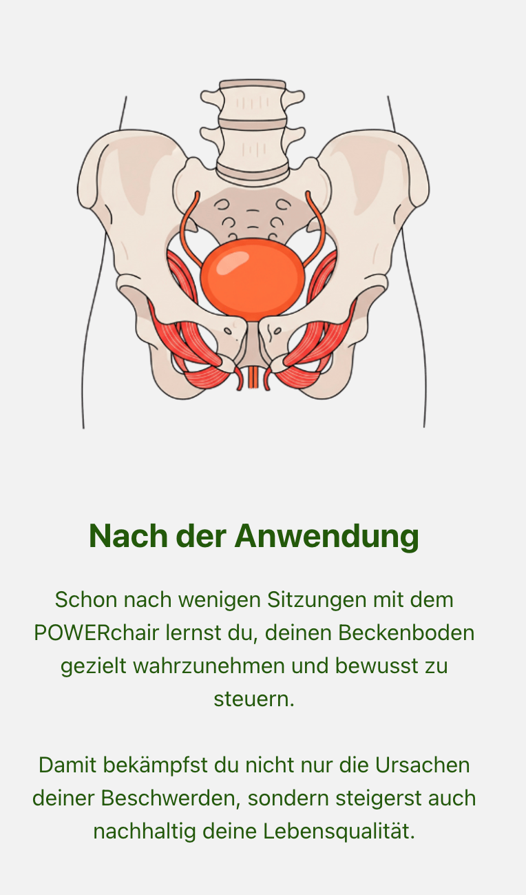 Für Frauen. Gesundheitszentrum Lena Nozar — PowerChair Behandlung in Werne & NRW