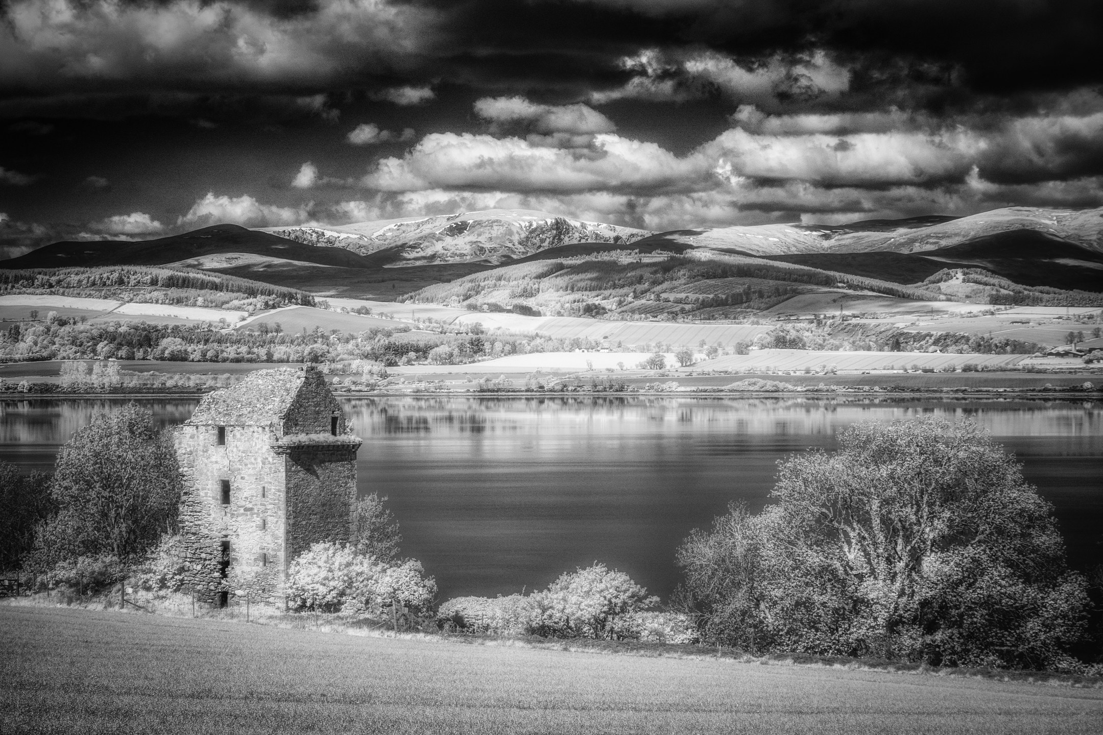 Castle Craig. Infrared Scotland