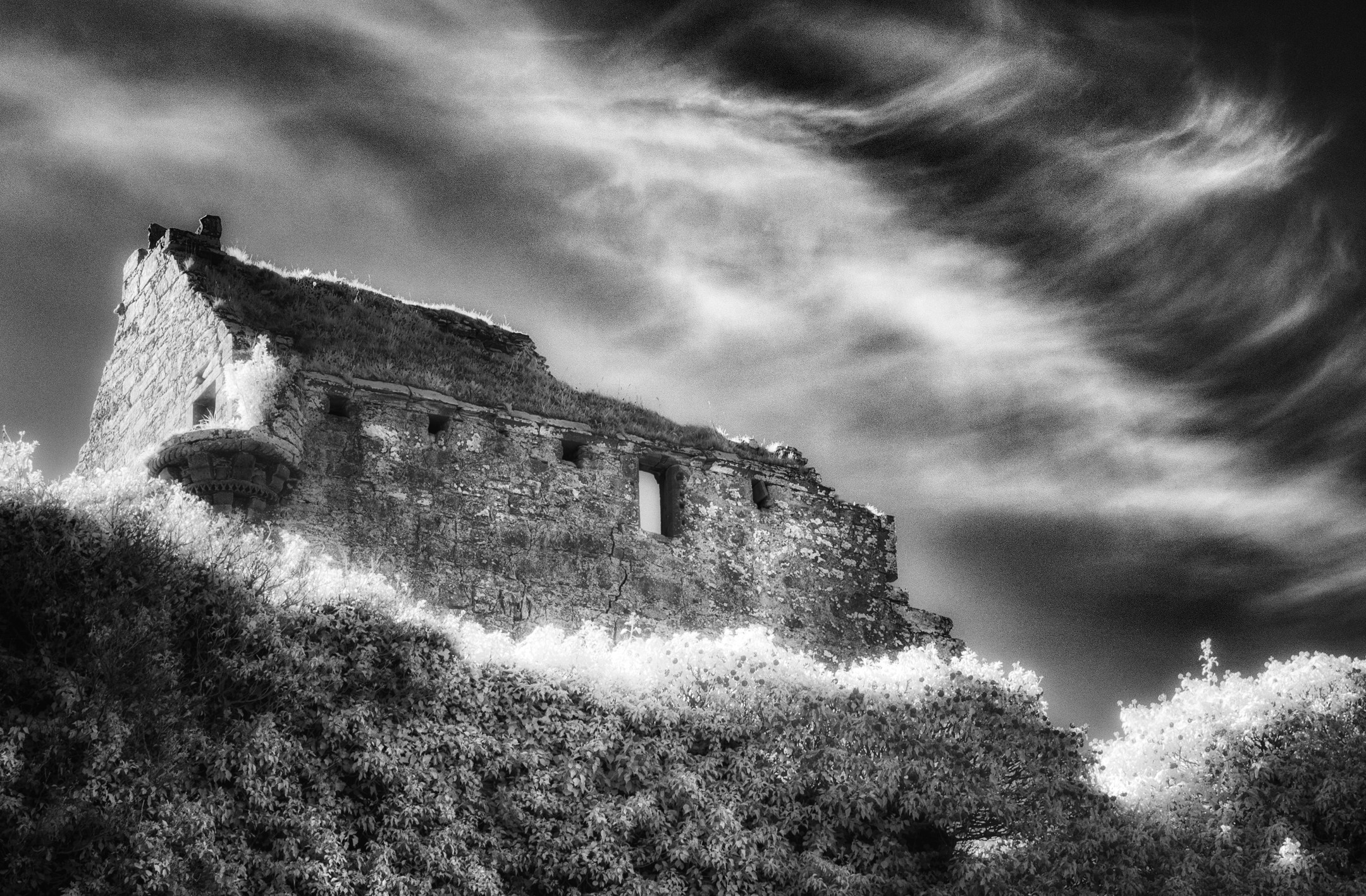 Castle Craig. Infrared Scotland