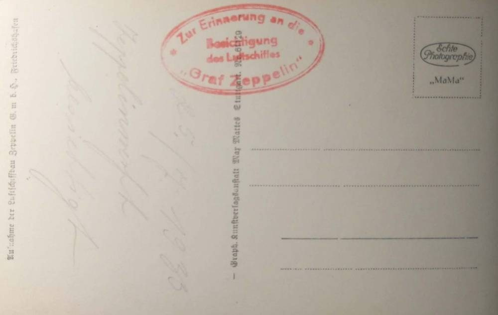 Vintage postcard: airship “Graf Zeppelin” and aviation history. Photographer, collector of vintage postcards, and creator of stories at the intersection of the past and the personal. Irina Dainakova